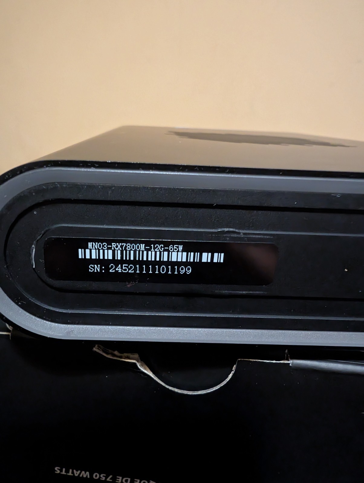 OneXPlayer OneXGPU 2 eGPU AMD Radeon RX 7800M 12GB Oculink Thunderbolt 3 4
