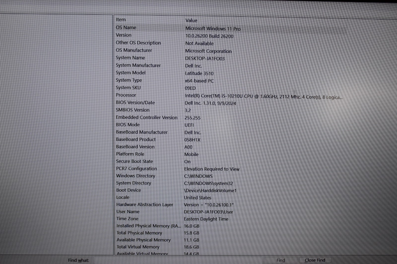Dell Latitude 3510 i5-10210 256GB NvME SSD 16GB DDR4 Win 11Pro**See Desc