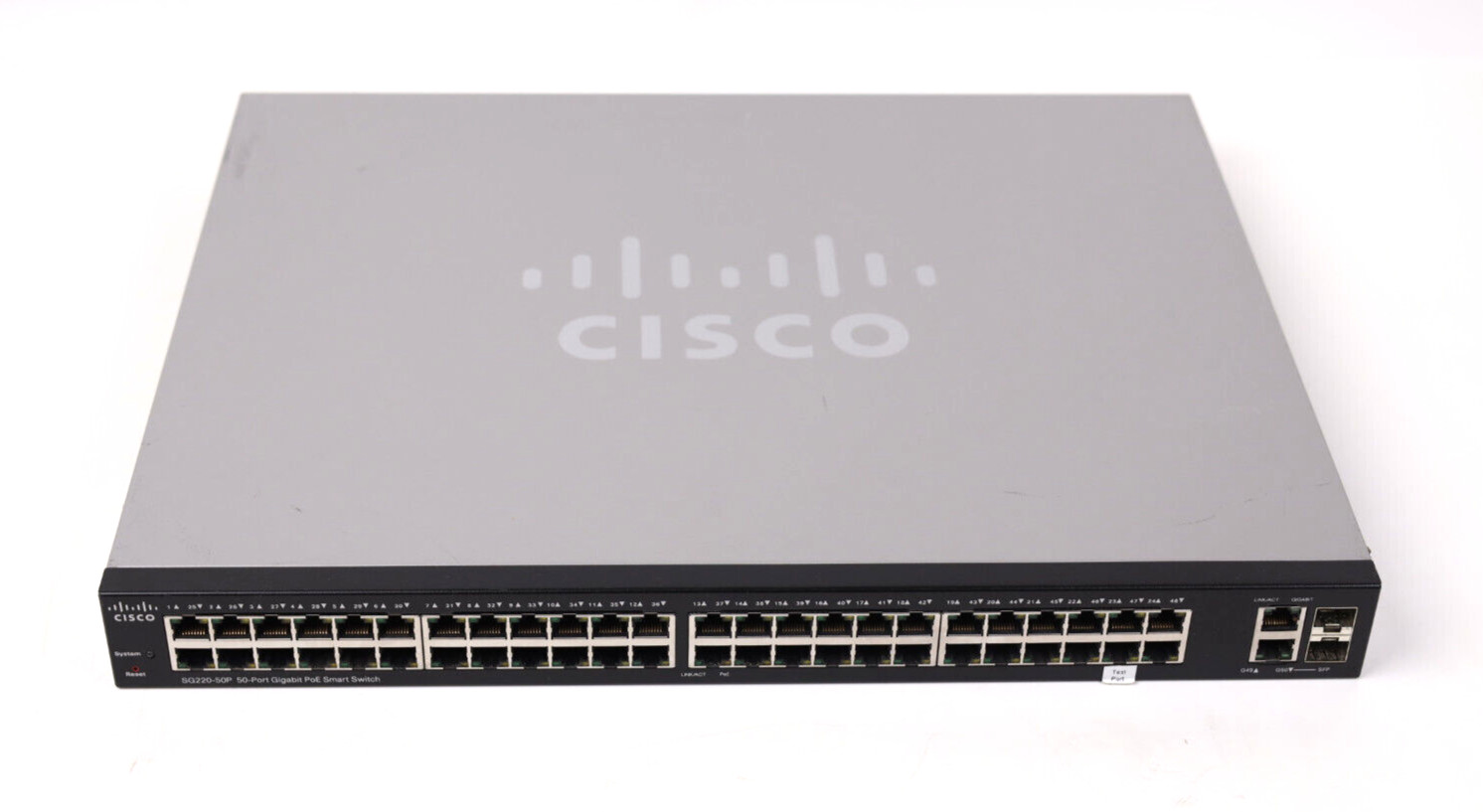 Cisco SG200-50P Gigabit Ethernet Smart Switch, 50 10/100/1000 Ports, PoE p460