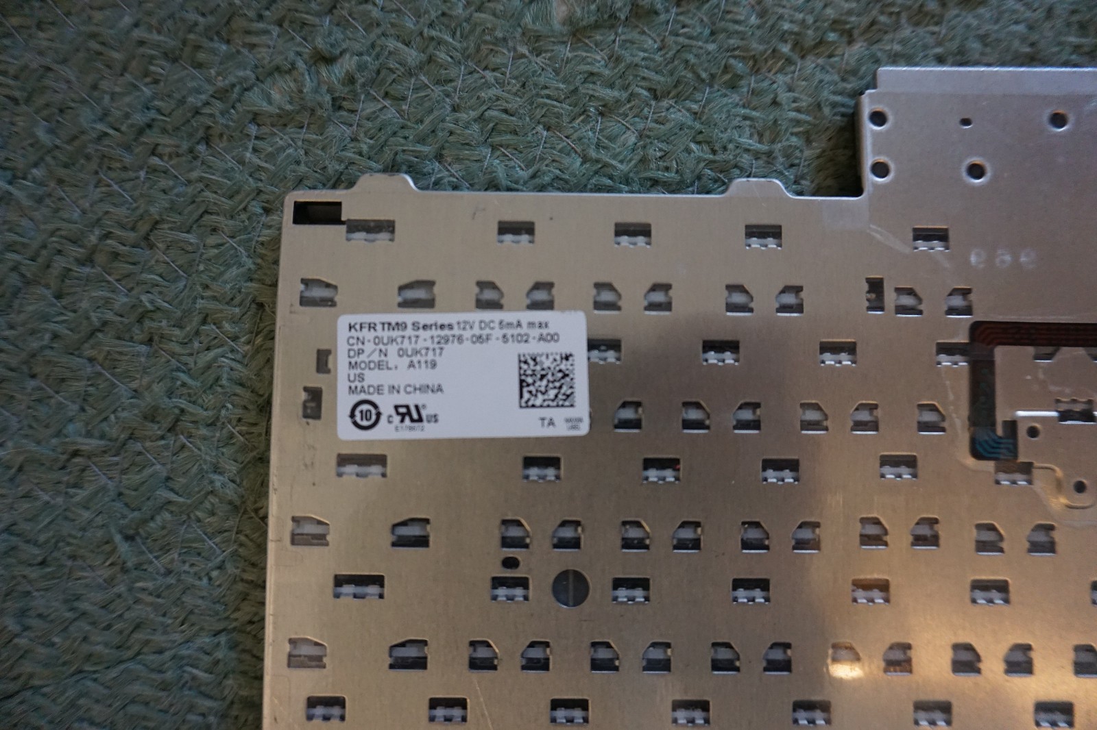 Dell Latitude E5400 E5410 E5510 E6400 E6410 E6500 Laptop US Black Keyboard UK717
