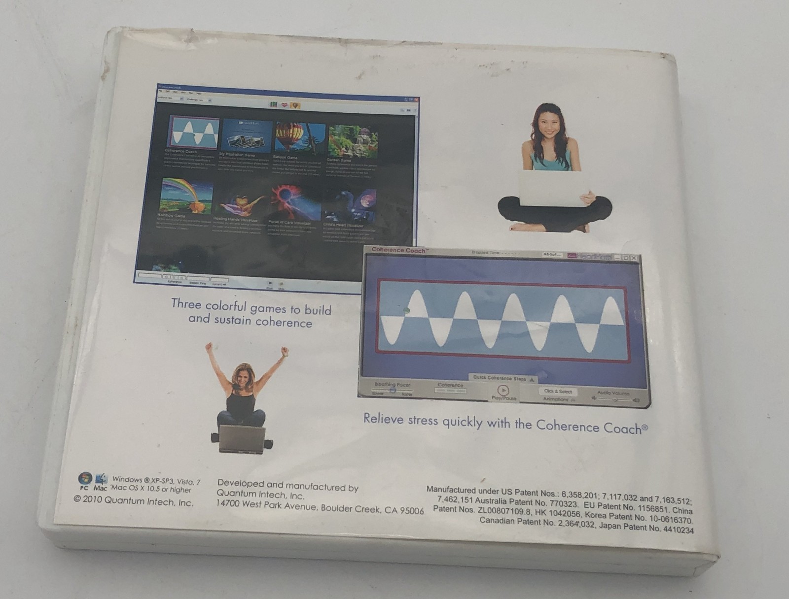 Heartmath EmWave Desktop (PC Or Mac) Software CD Owner Manual/Practice Plan Book