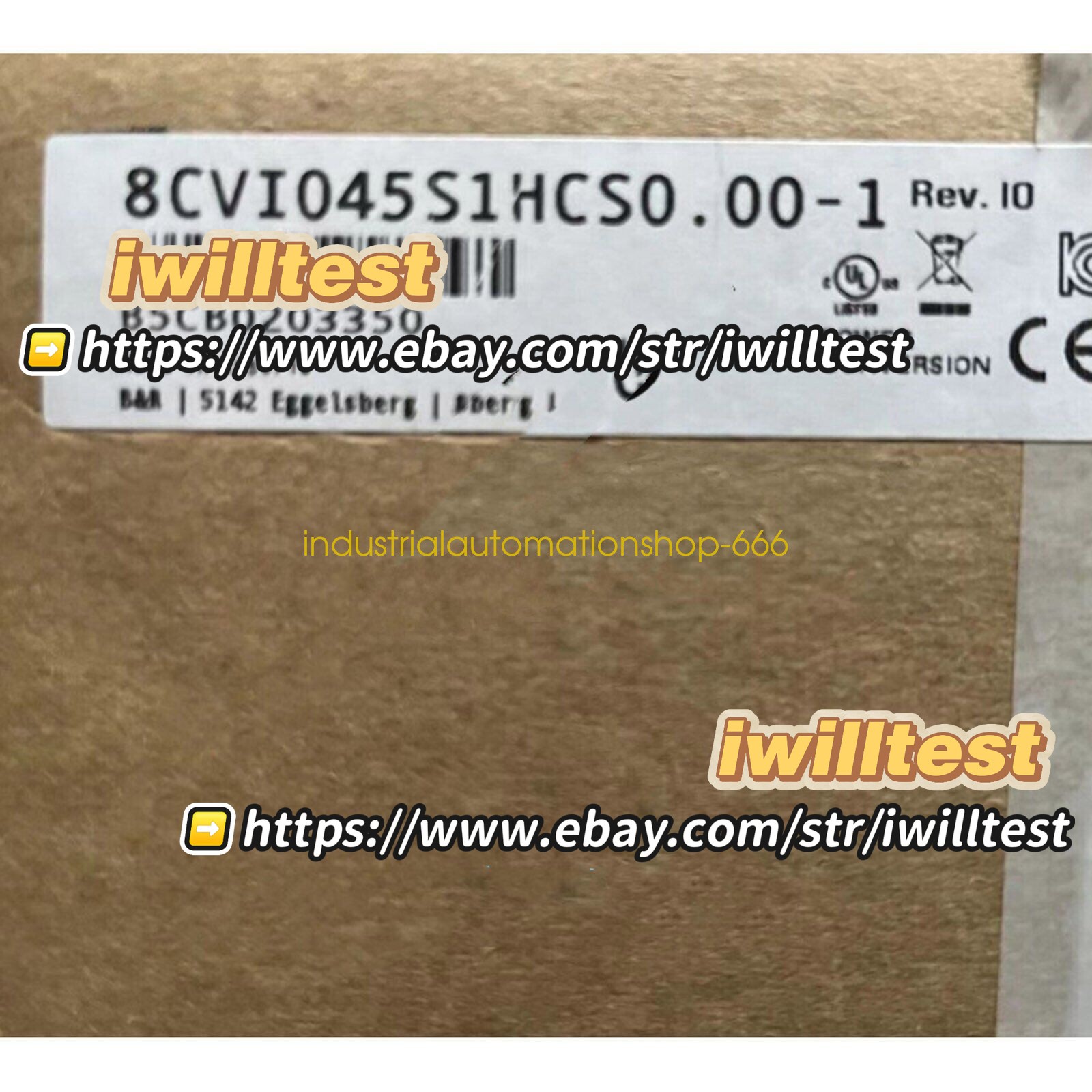 1PCS 8CVI045S1HCS0.00-1 B&R Controller Brand New Via DHL or FedEX