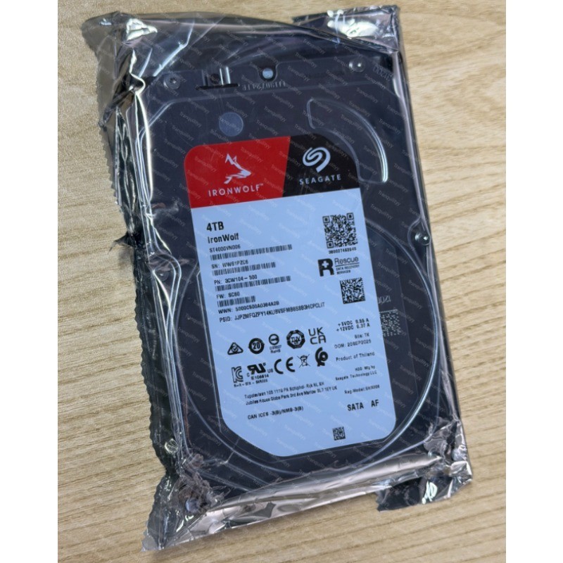Seagate IronWolf NAS 3.5 4TB ST4000VN006 7200RPM SATA