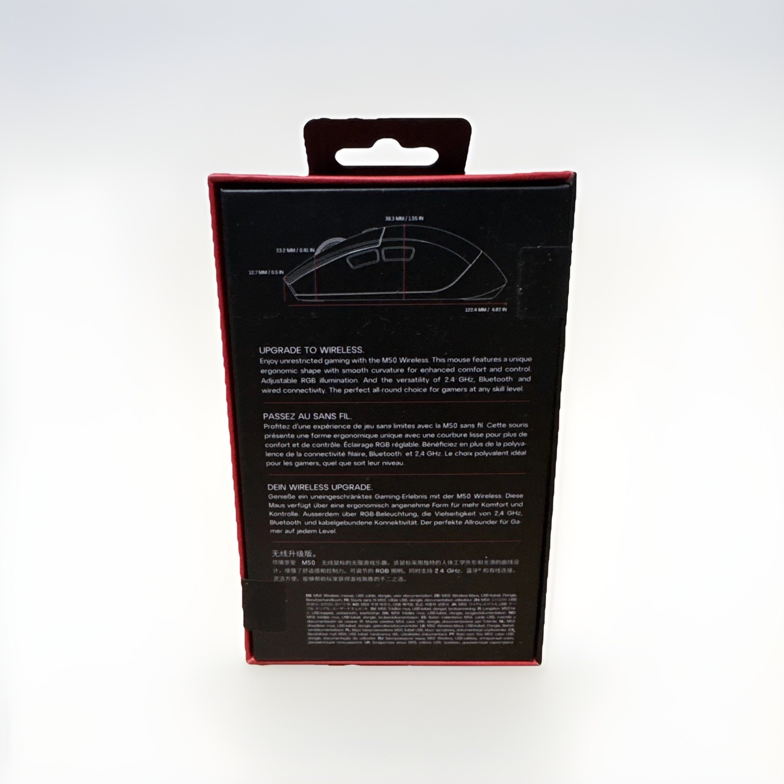 Cherry Xtrfy M50 Wireless Gaming Mouse Black New In Sealed Box