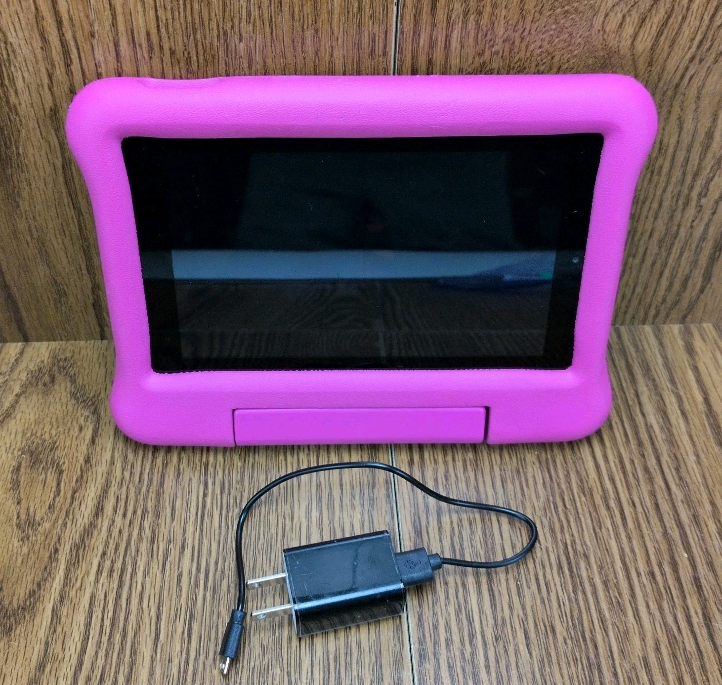 Amazon Tablet Fire 7 Kids Edition 9th Gen M8S26G Wi-Fi Pink Case Charger Bundle