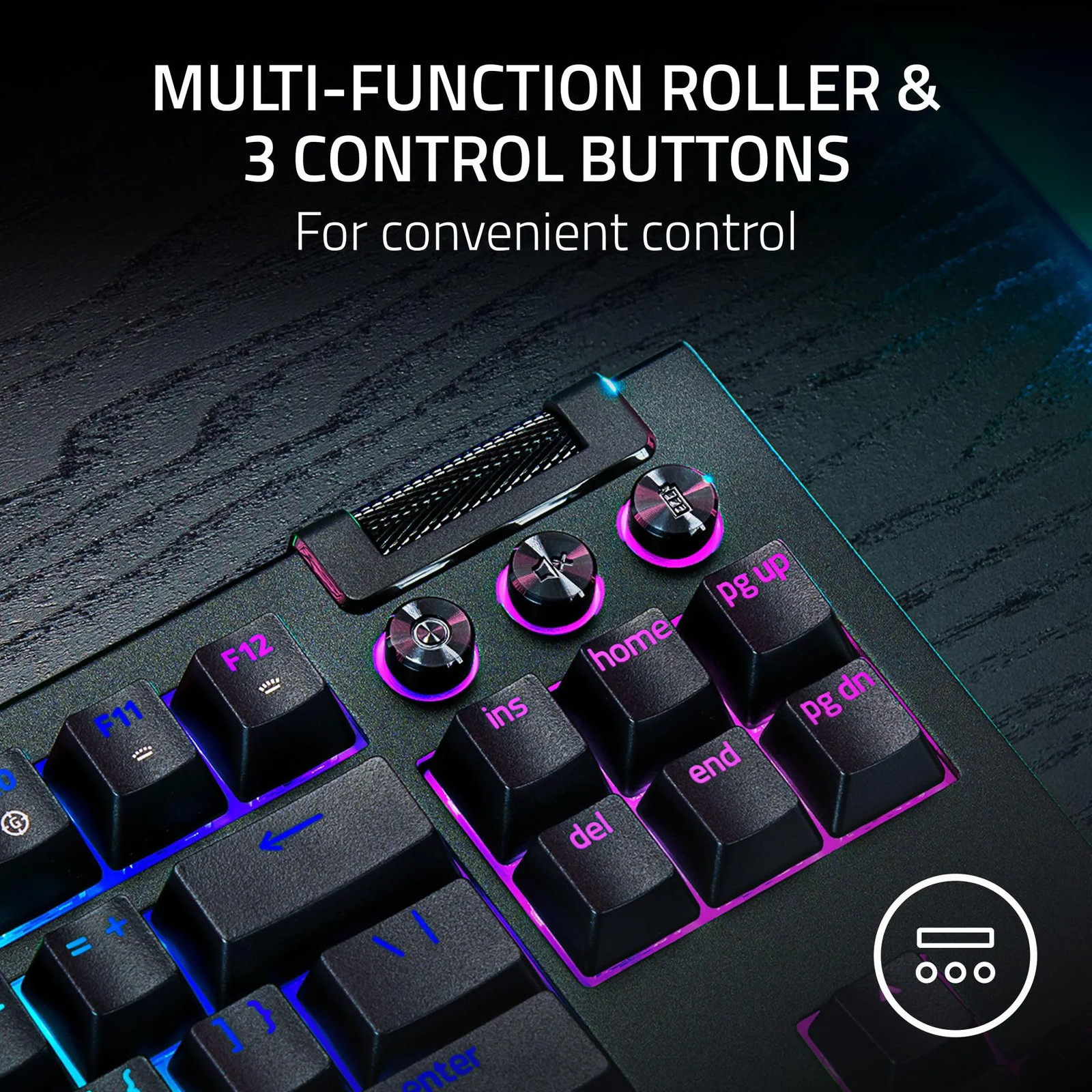 Razer BlackWidow V4 TKL RZ03-05480200-R3U1 HyperSpeed Wireless Gaming Keyboard