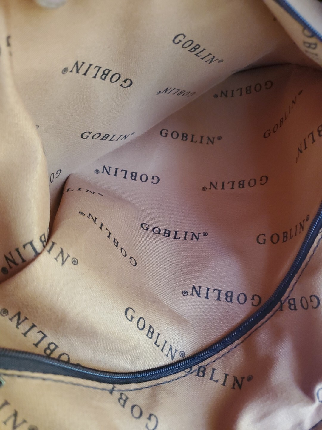 Goblin Plutus Leather Office / Laptop Bag 16in Wide x 11.5 Very Clean
