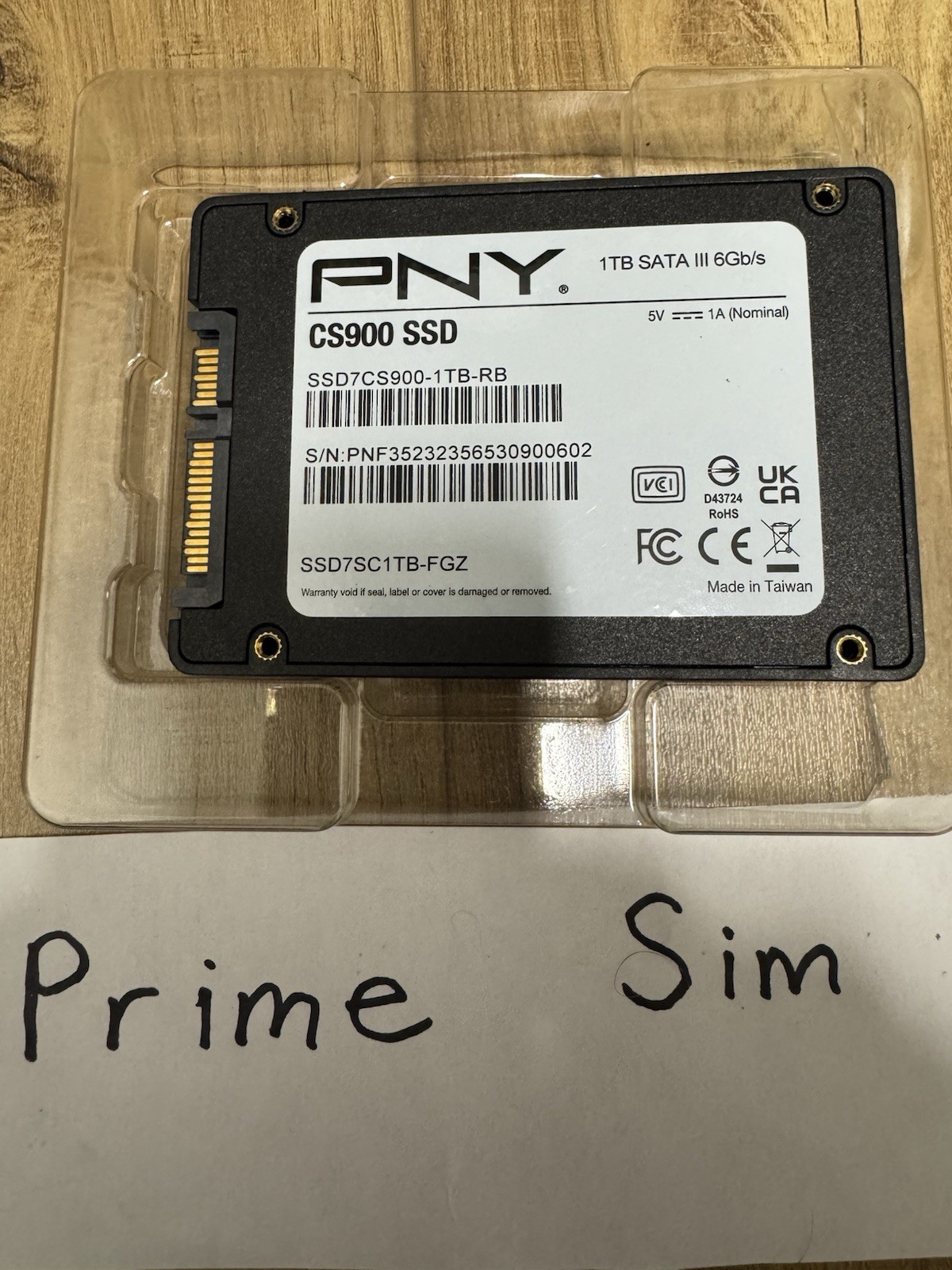 PNY CS900 1TB Internal 2.5 Inch Solid State Drive