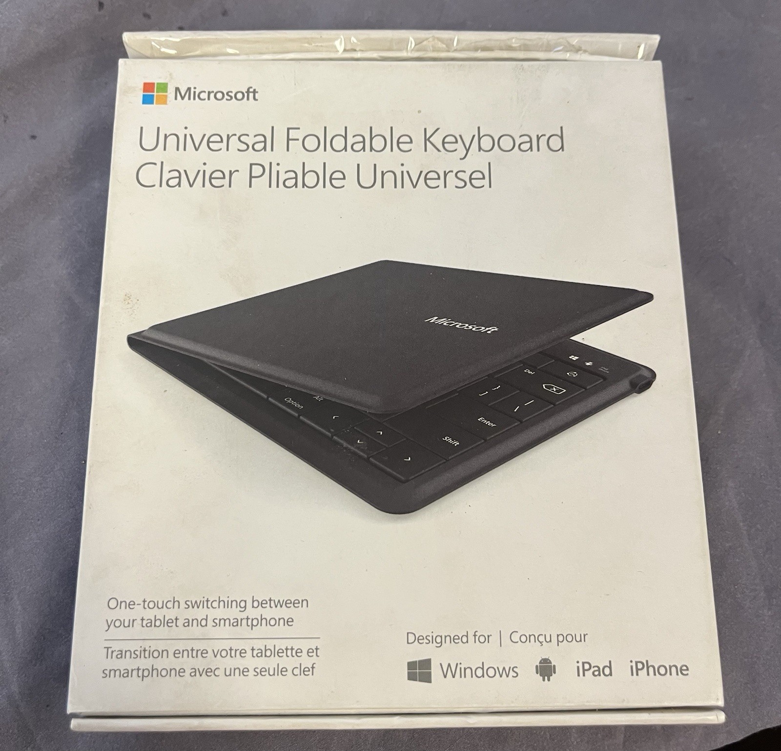 Microsoft Universal Bluetooth Foldable Keyboard 1695 for Apple, Windows, Android