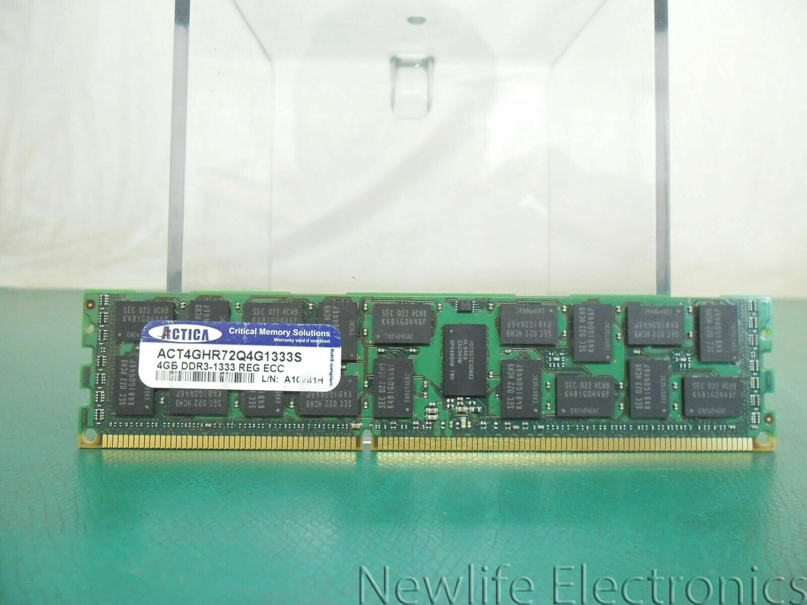 Actica ACT4GHR72Q4G1333S 4GB PC-10600 DDR3 SDRAM Server Memory