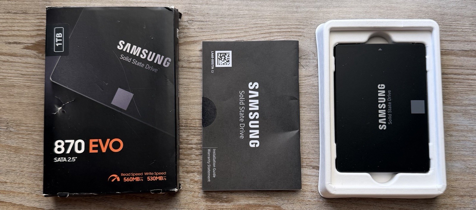 Samsung 870 EVO 1TB 2.5 Inch SATA III Internal SSD Black NEW OPEN BOX Verified!