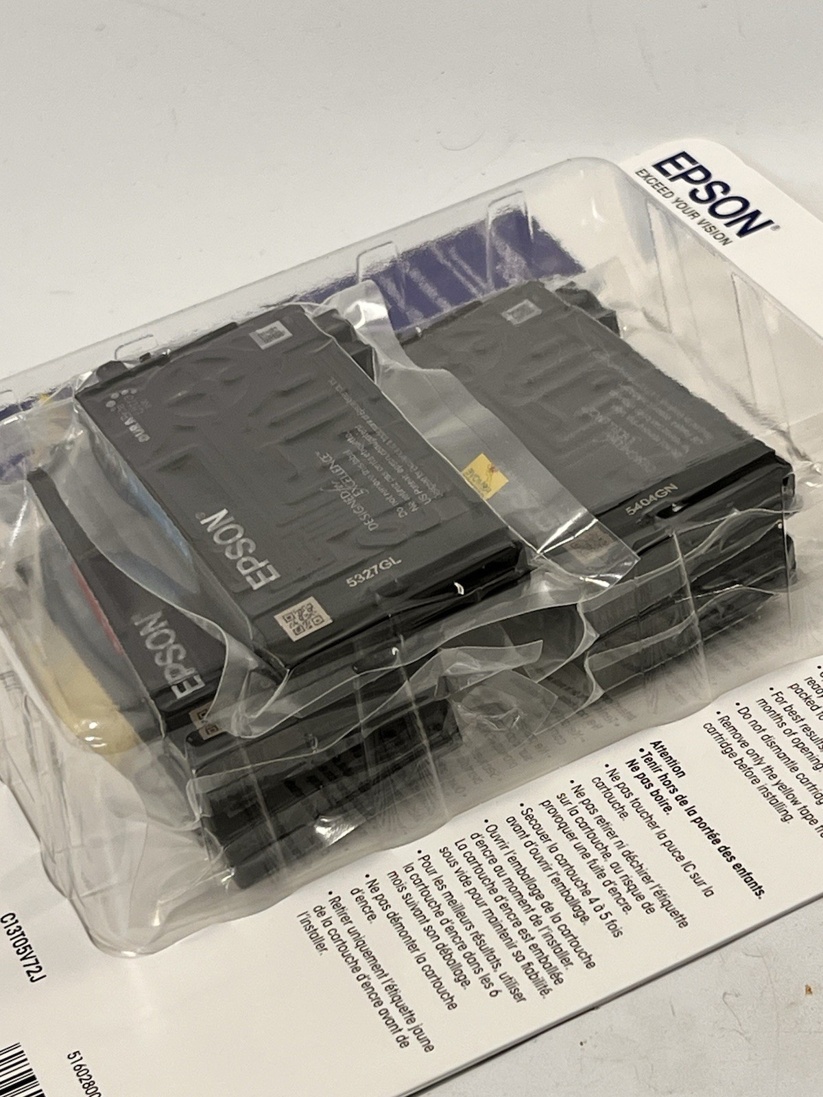 EPSON 822 INK CARTRIDGES T8221-5-SVH BLACK(X2) C/M/Y NEW SEALED Exp. 07/2028+