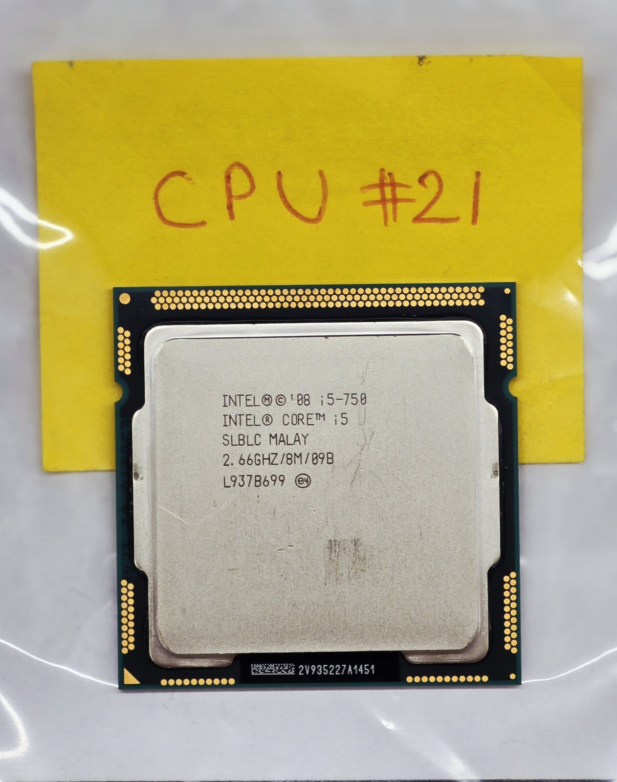2.7 Ghz Gen 2nd Intel Core i5-2500S Quad-Core Processor SR009 Socket LGA1155 #20