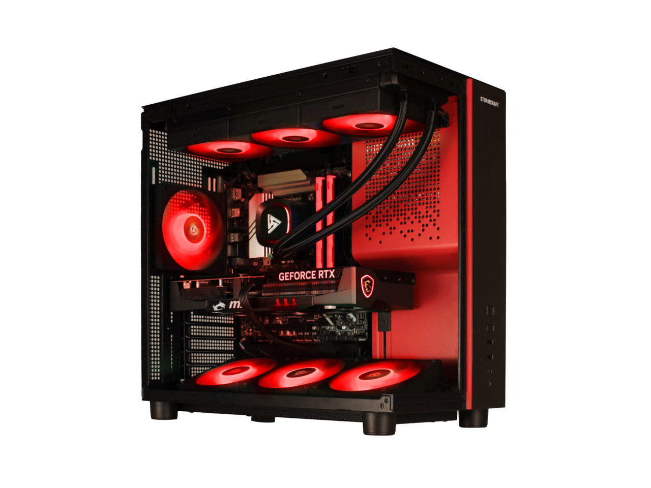 STORMCRAFT Gaming PC PHANTOM INTEL Core Ultra 7 265F NVIDIA RTX 5080 – AI Powere