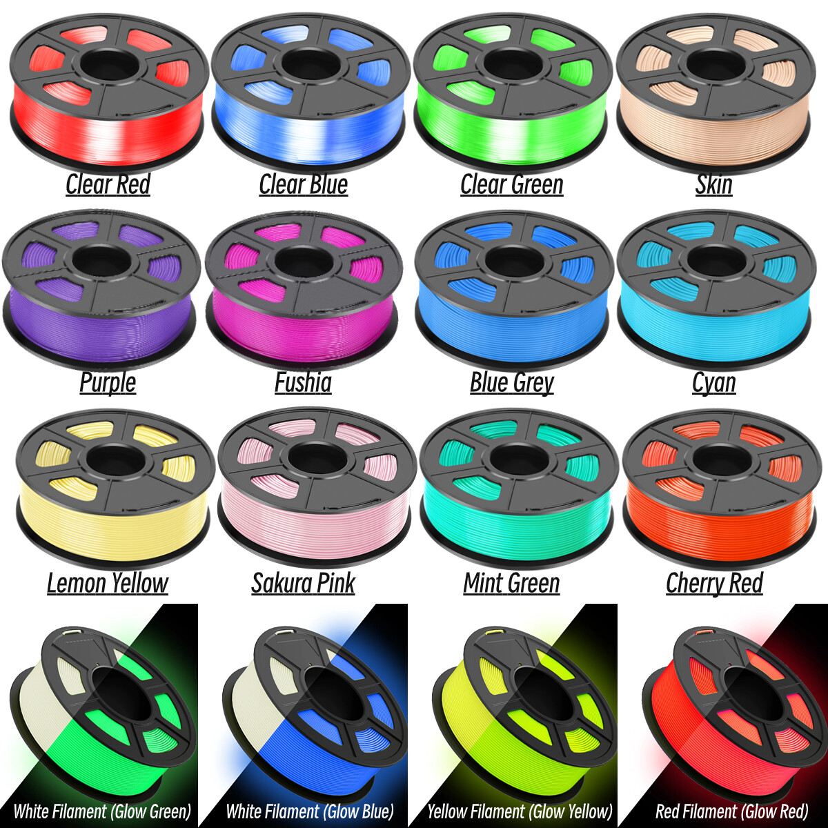 【BUY 6 GET4 FREE, ADD 10 TO CART】Sunlu 3D Printer PLA Filament 1.75mm 1KG 0.25KG