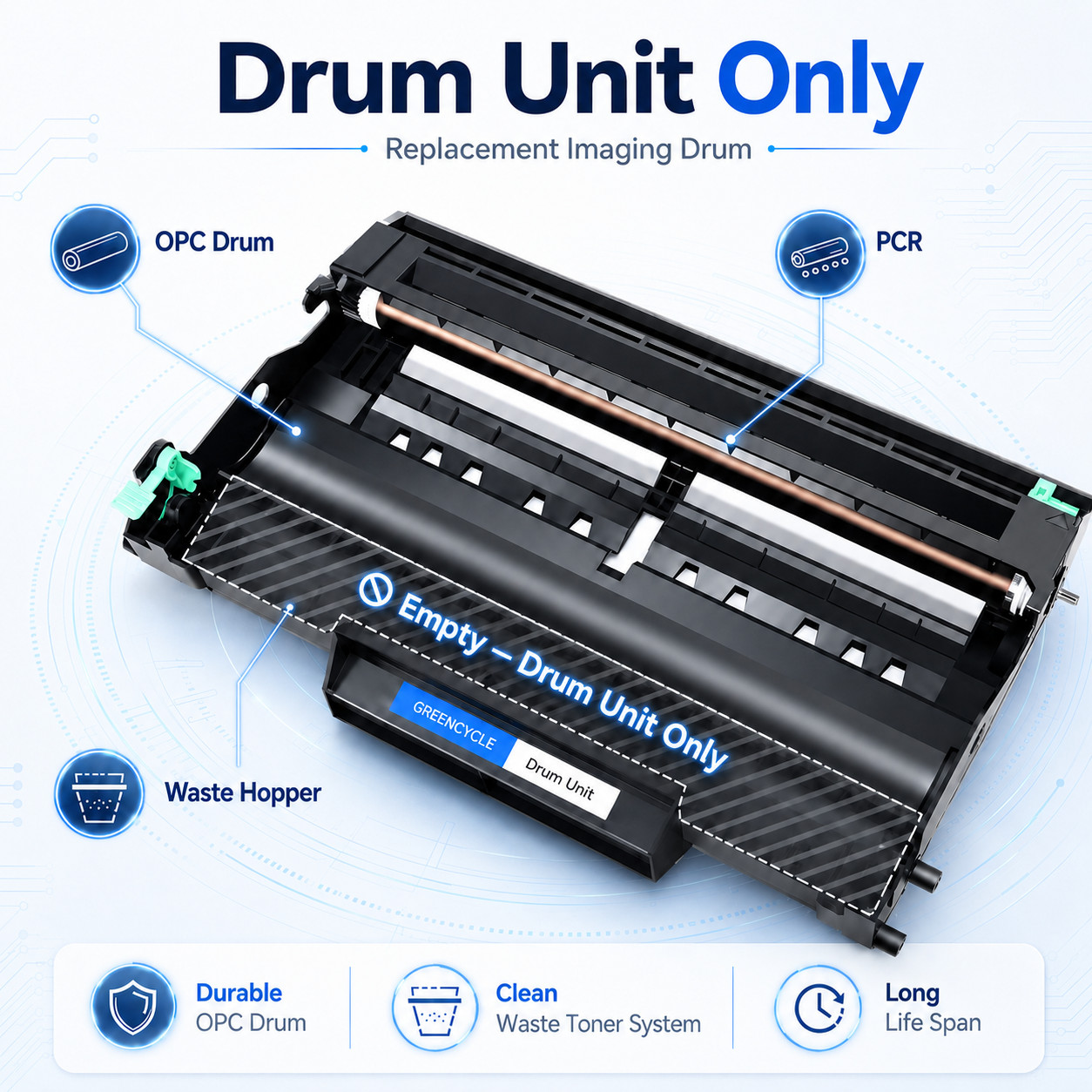 Compatible HP 126A Color Drum Unit CE314A for Color Laserjet M175 CP1025 X2