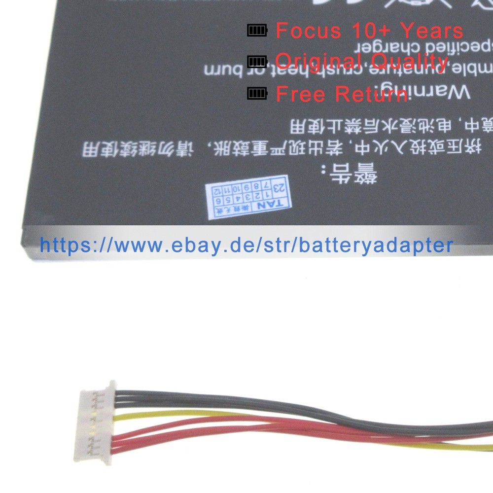 Original New UTL-547872-3S Battery for TECLAST TBOLT F15 Pro INTEL N5095A laptop