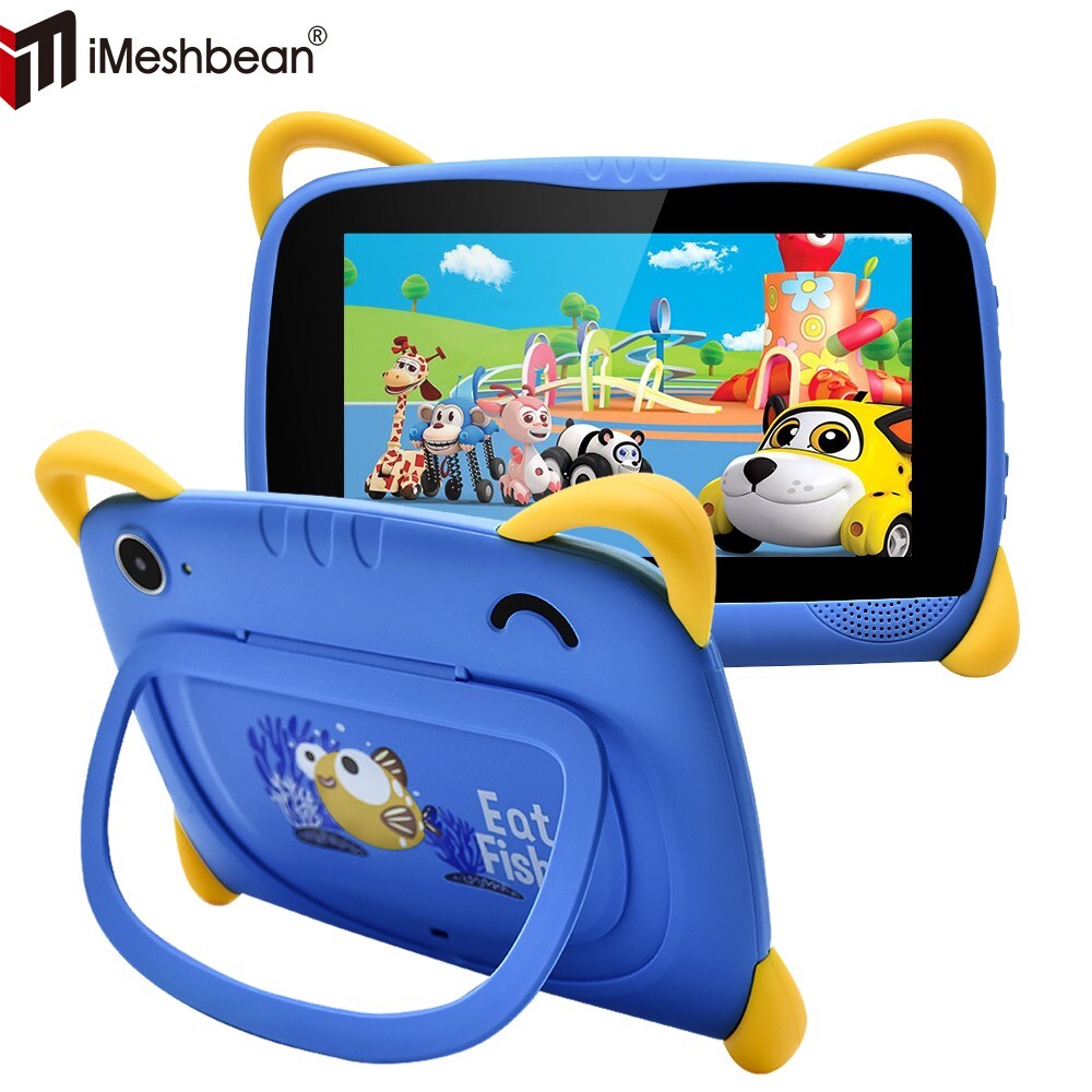 64GB 7″ Android 10 Tablet PC For Kids Octa-Core Dual Cameras WiFi Bundle Case