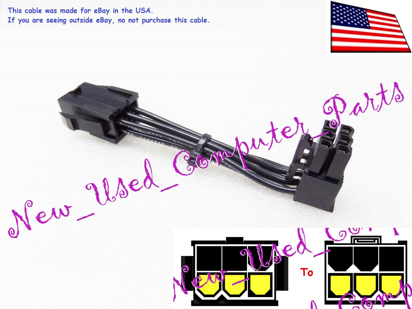 🔥 (11mm) Low Profile 90 Degree Female 6-Pin PCI-E Inverted GPU Adapter Cable