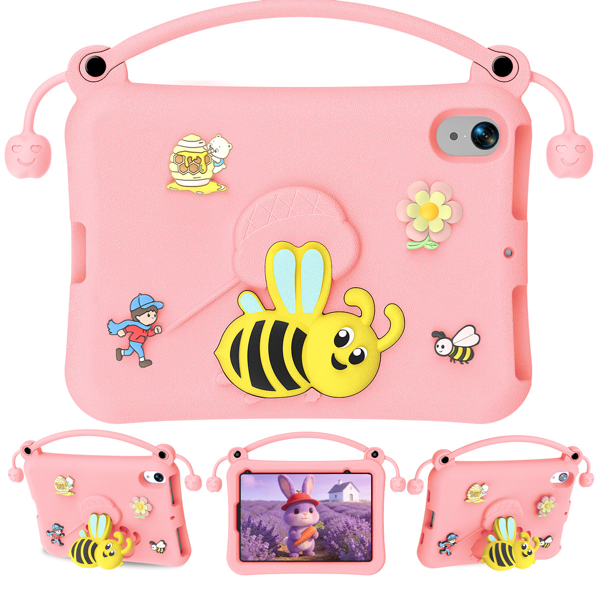 Kids Handle Lovely Case for Apple iPad Mini 6 / Mini (A17 Pro) 8.3 inch 2024