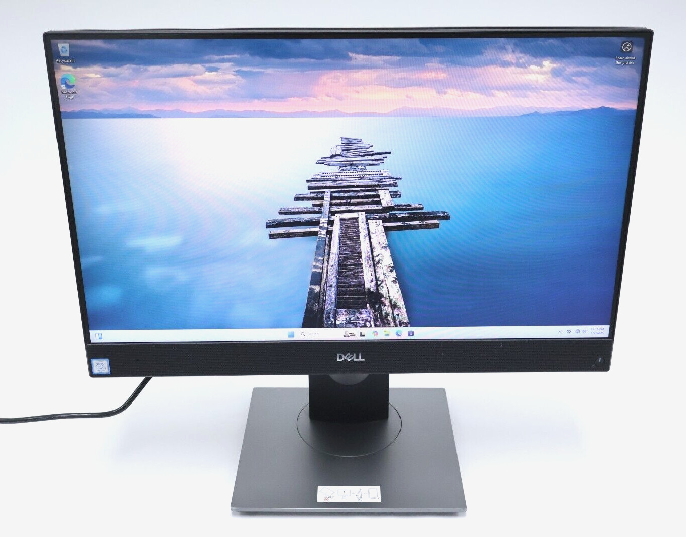 Dell OptiPlex 7460 AIO i3-8100 3.60GHz 8GB 256GB SSD Win11 Pro All-In-One PC
