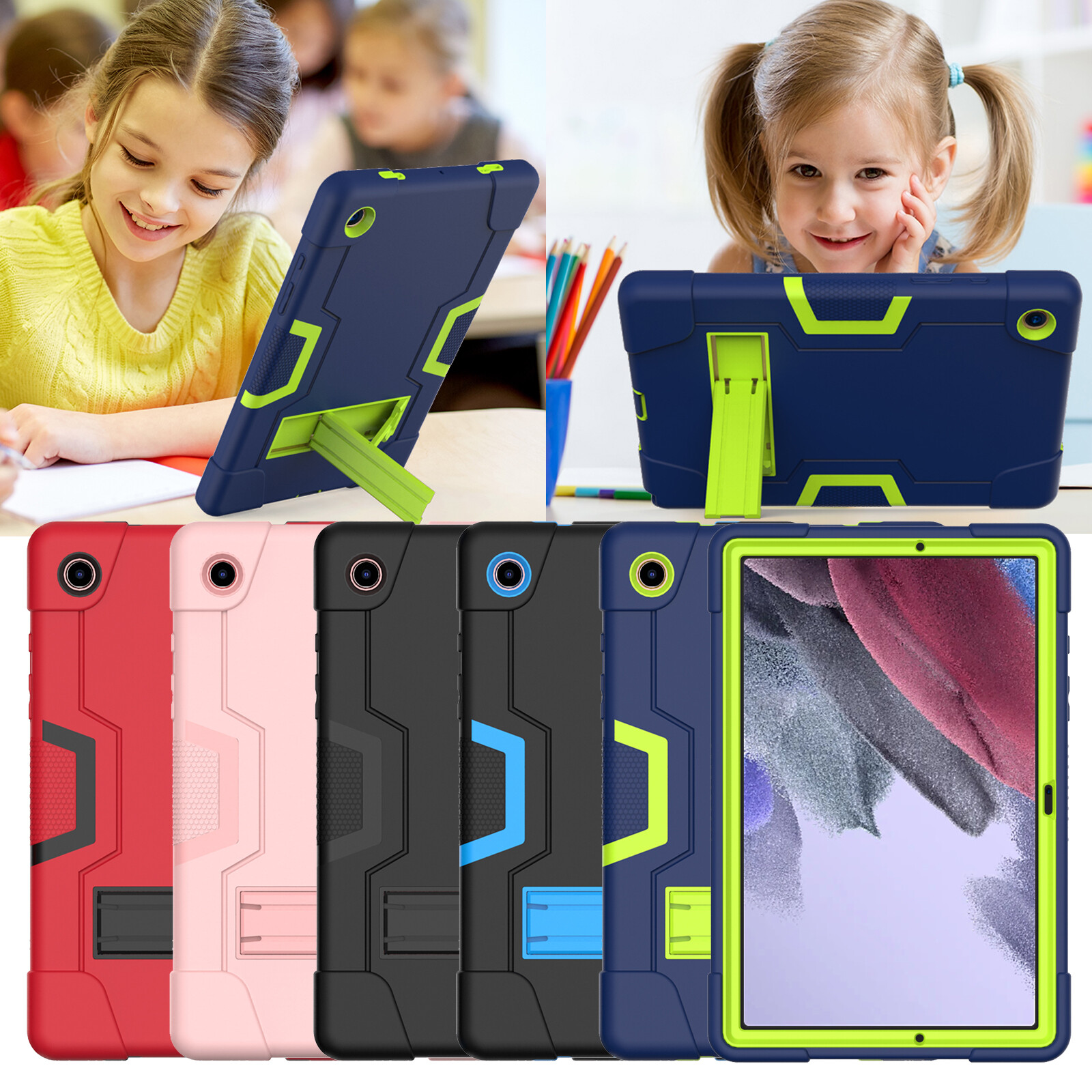 For Samsung Galaxy Tab A8 10.5 inch Hybrid ShockProof With Stand Rugged Case