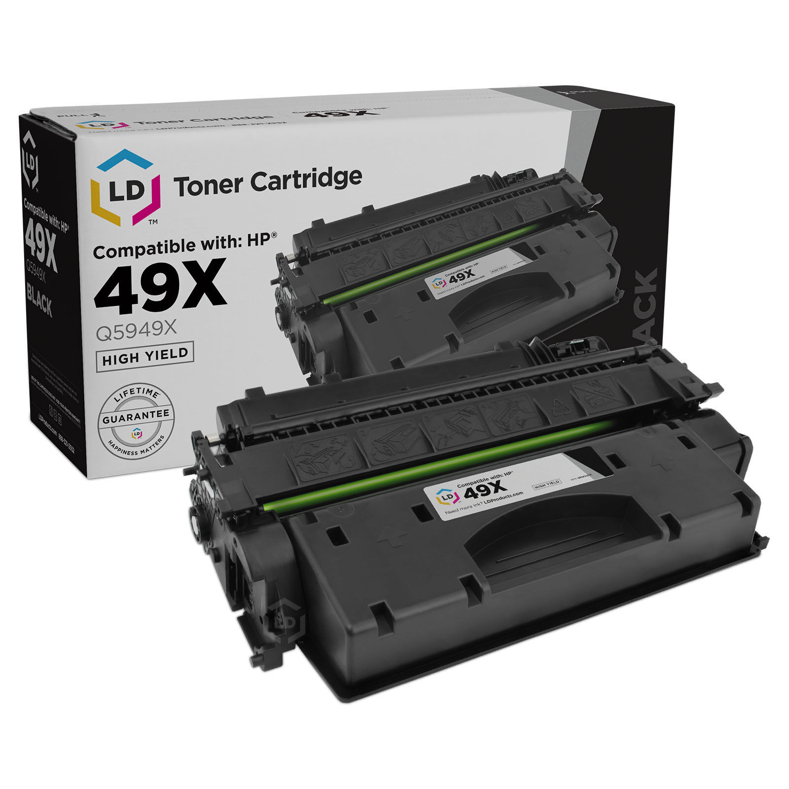 LD Compatible Replacement for HP 49X / Q5949X HY Black Toner Cartridge