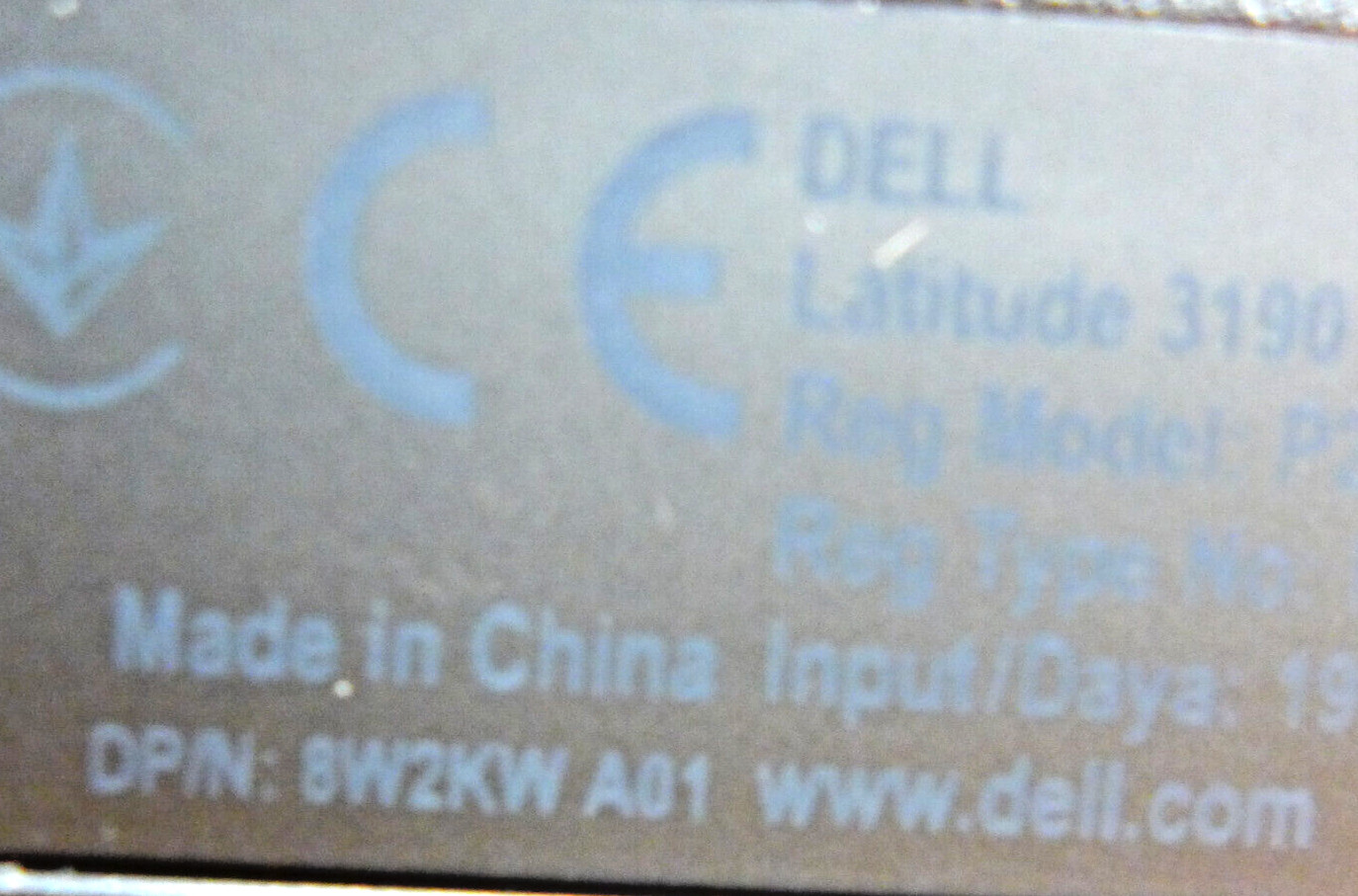 Dell Latitiude 3190 2-in-1 LCD Screen Assembly w/ Bottom Base & Palmrest 8W2KW