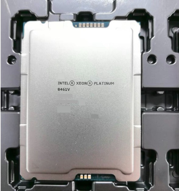Intel Xeon Platinum 8461V QS QS Processor 3.5 GHz 48 Cores LGA4677 Server CPU