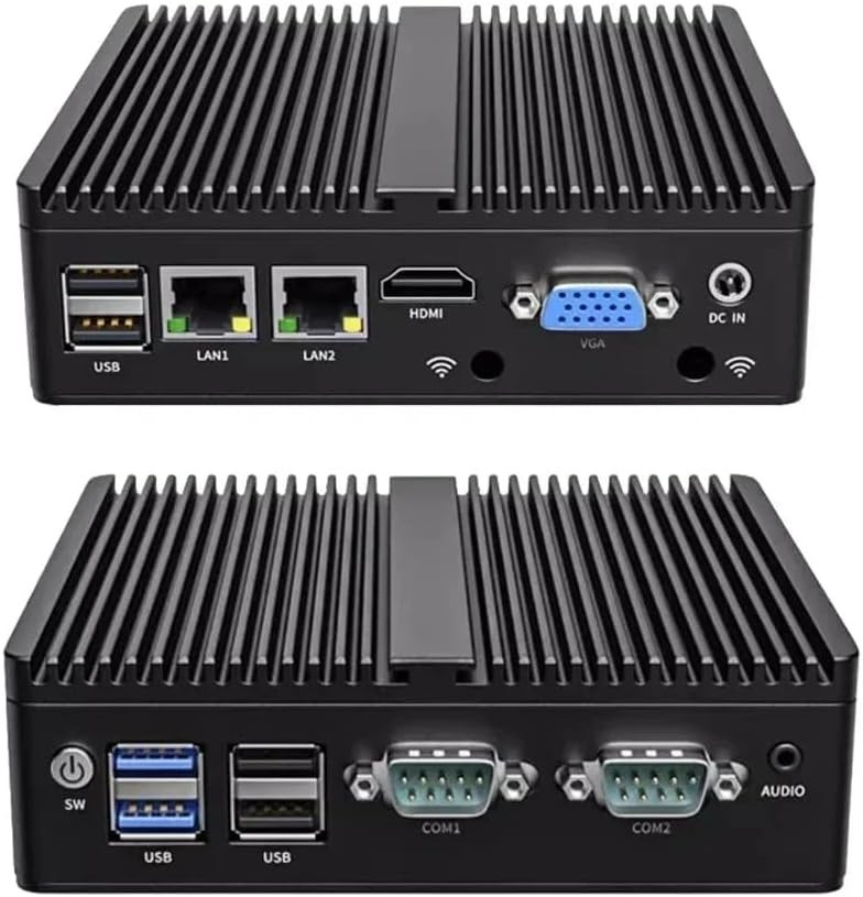 Firewall, Industrial/Fanless Mini PC • Celeron N2840, 2 x RJ451000M, USB 3.0,…