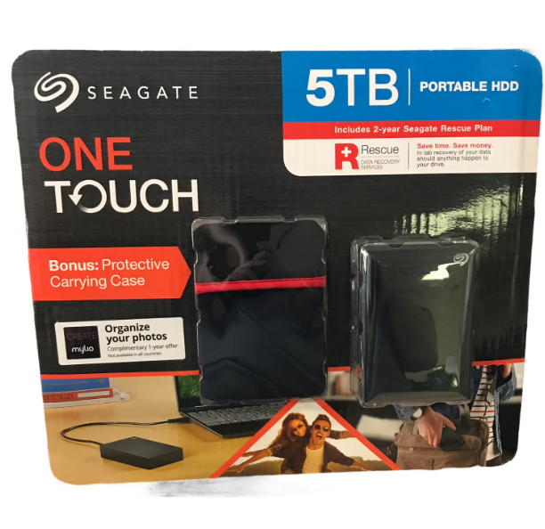 Seagate One Touch 5TB Portable External Hard Drive – NEW IN SEALED PACKAGING