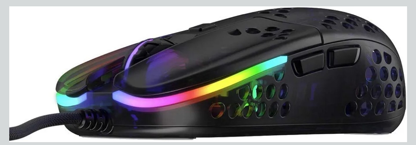 XTRFY MZ1, Ultra-Light Wired Gaming Mouse, Pixart 3389 Sensor