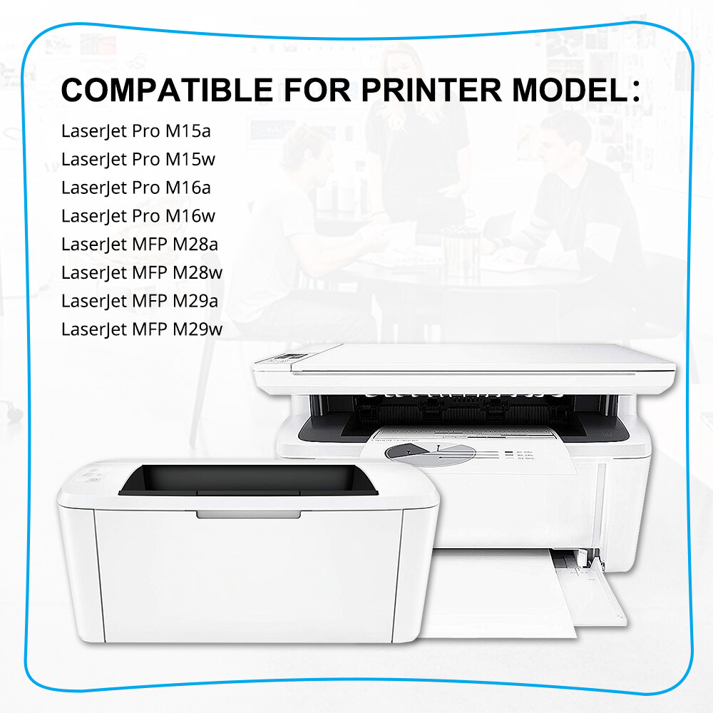 2 CF248A 48A Toner Cartridge For HP LaserJet Pro M15a M15w M28a M28w w/ New Chip