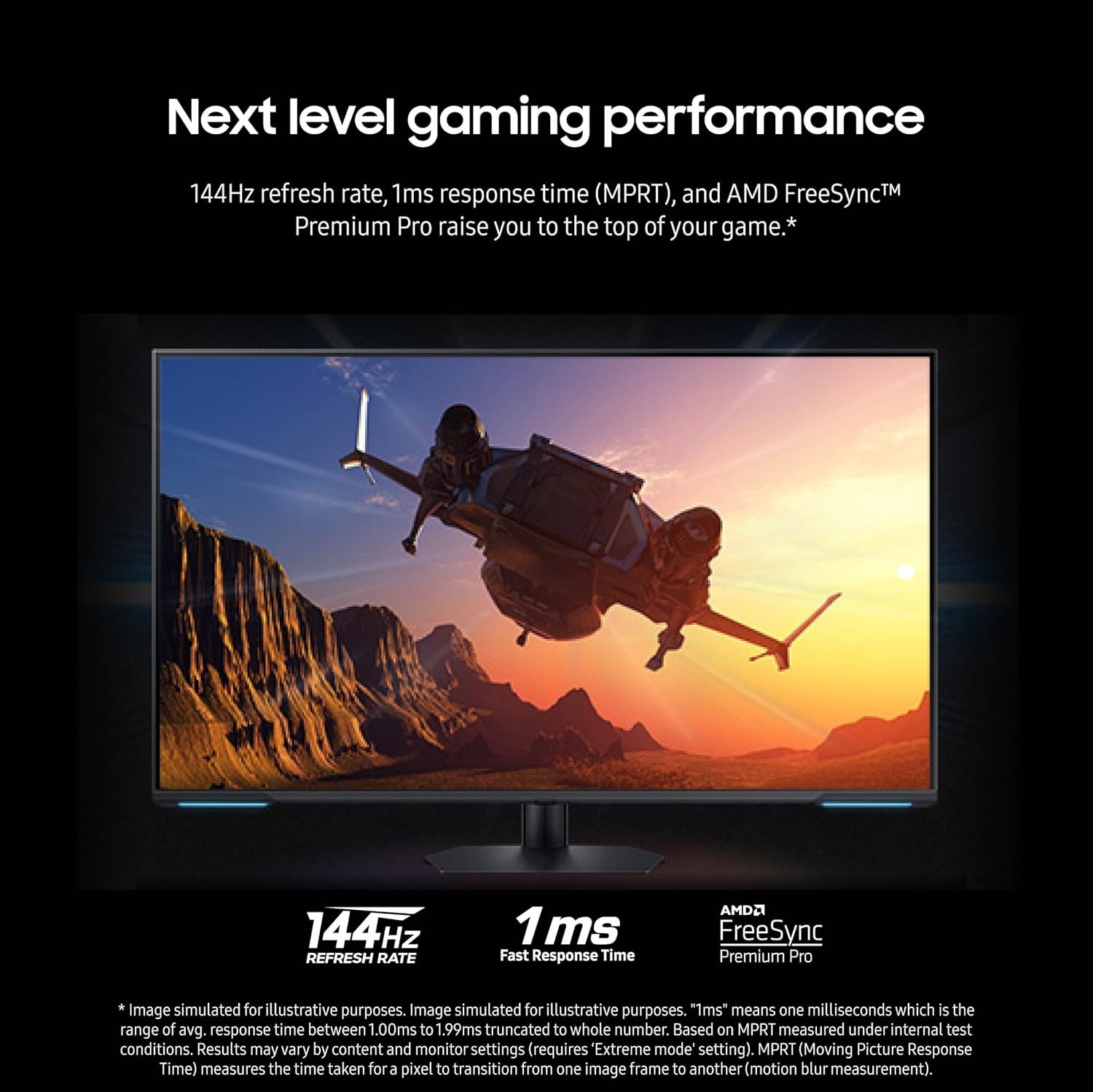 Samsung 43 inch Odyssey Neo G7 Series 4K UHD Smart Gaming Monitor 144Hz; 1ms