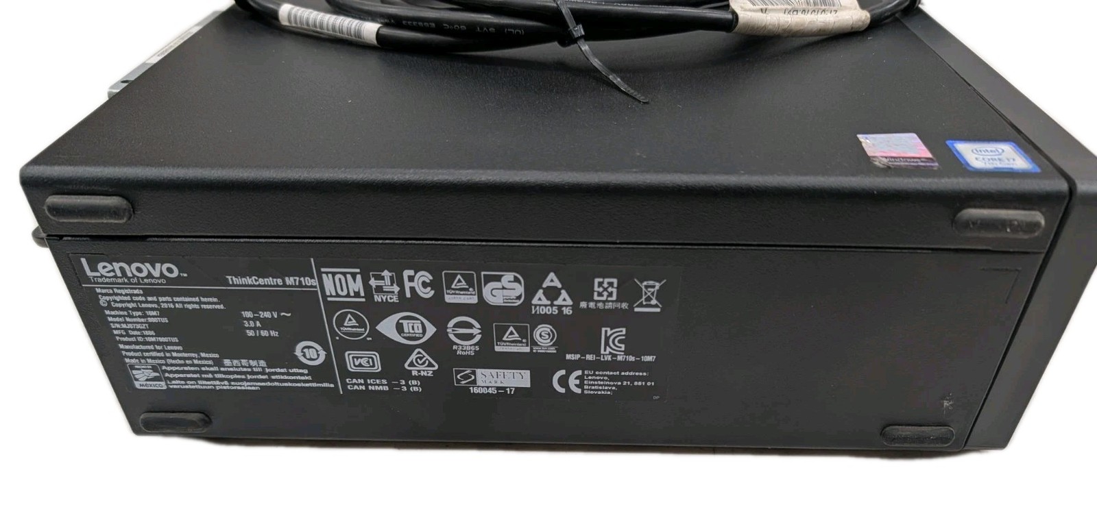 Lenovo M710 Desktop SFF Intel Core i7 up to 3.4 GHz 8GB 1TB HDD HDMI WiFi BT