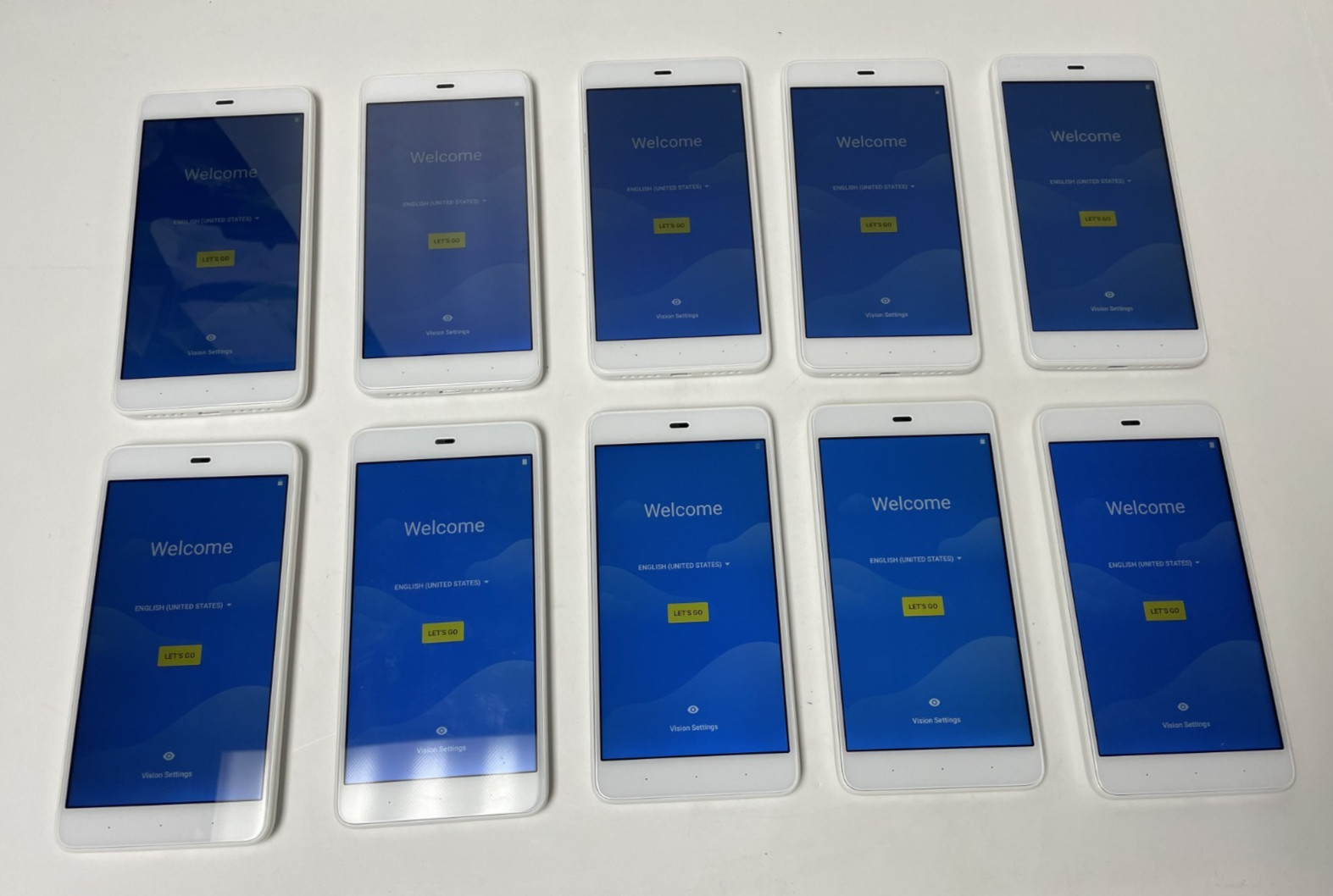Lot of 10 Google Android Tablet 6″ U2VR 16GB Working