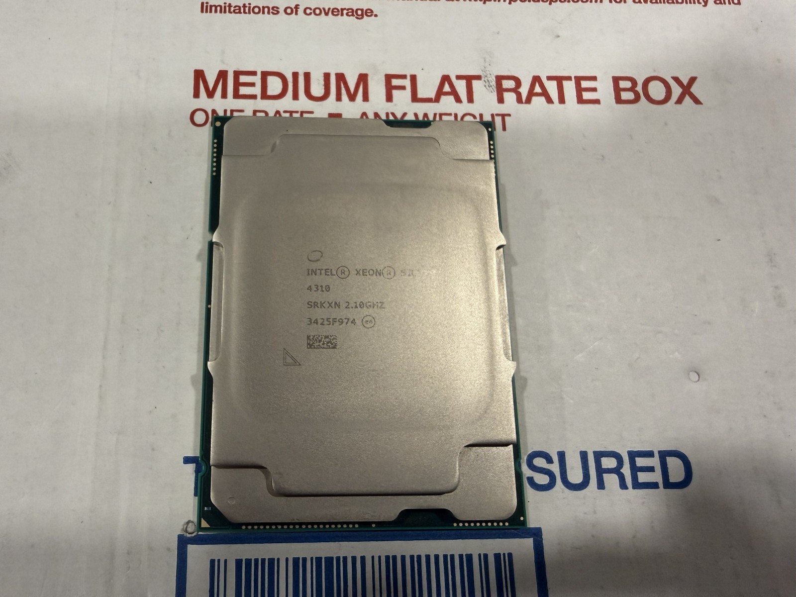 INTEL SRKXN XEON SILVER 4310 12-CORE LGA 4189 2.1GHz SERVER CPU PROCESSOR