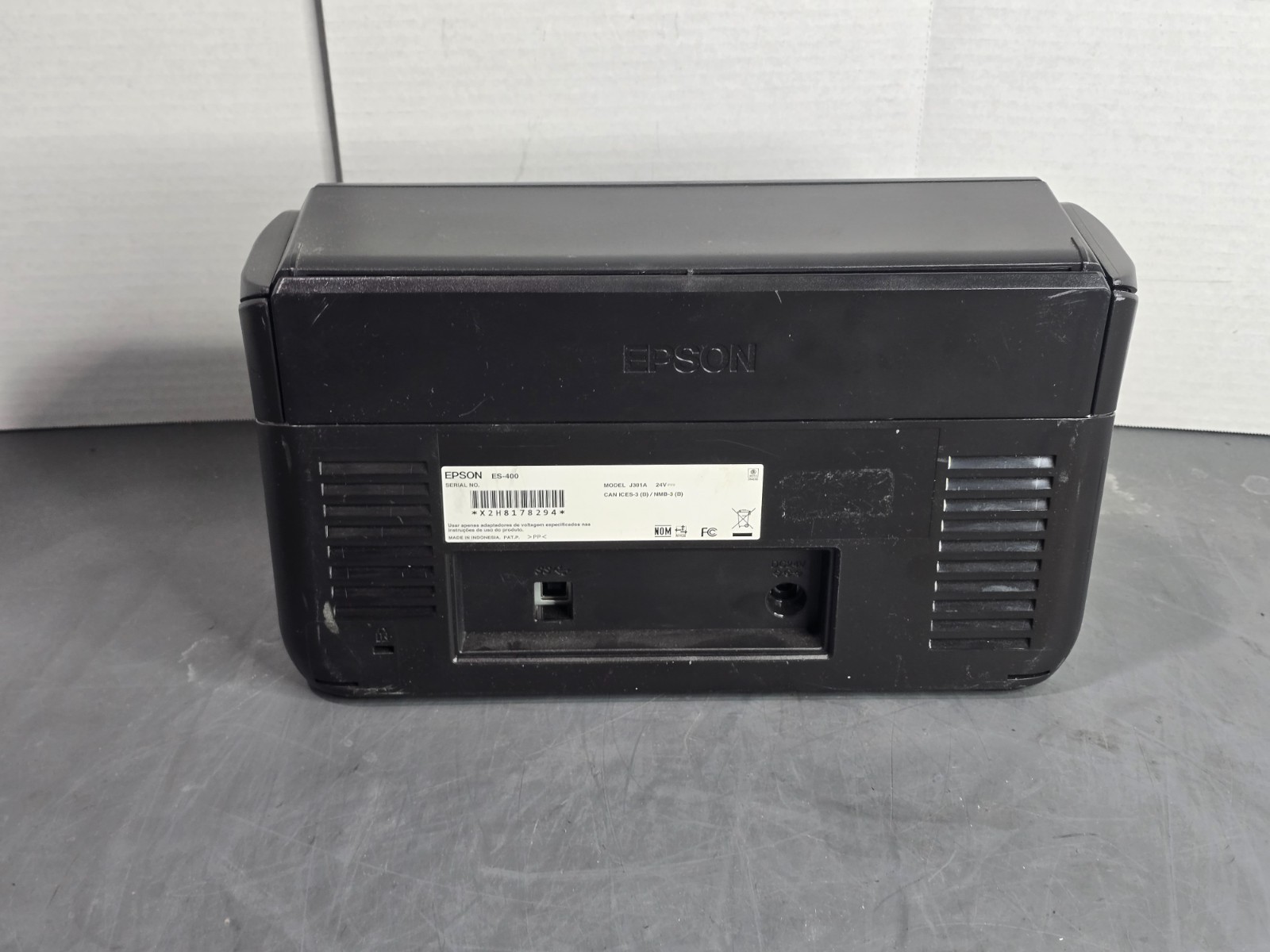Epson ES-400 Duplex Color Document Scanner J381A No PSU Tested Working