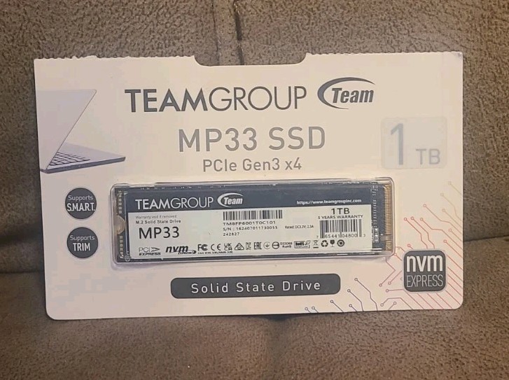 Team Group TM8FP6001T0C101, 1TB, Internal, Solid State Drive