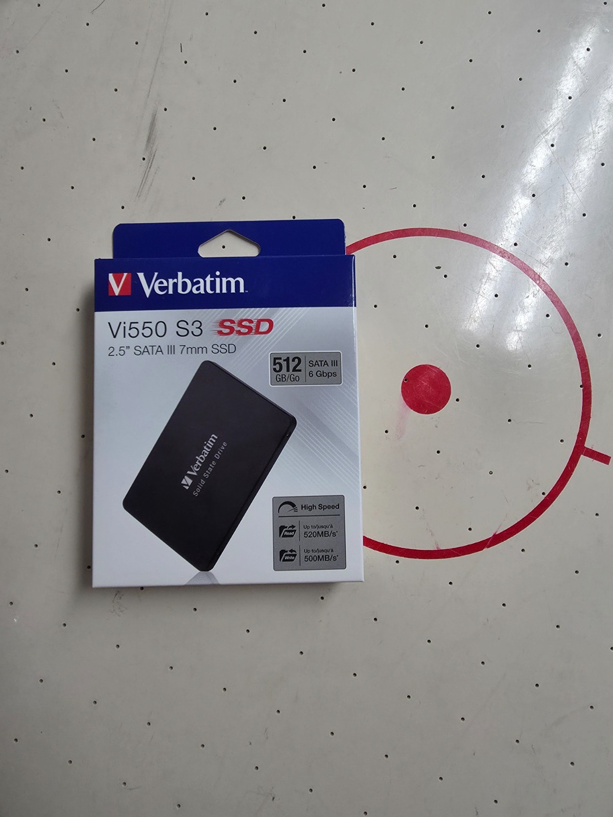 VERBATIM Vi550 S3 2.5″ Internal SSD 512GB SATA 3.0 520/500MB/s