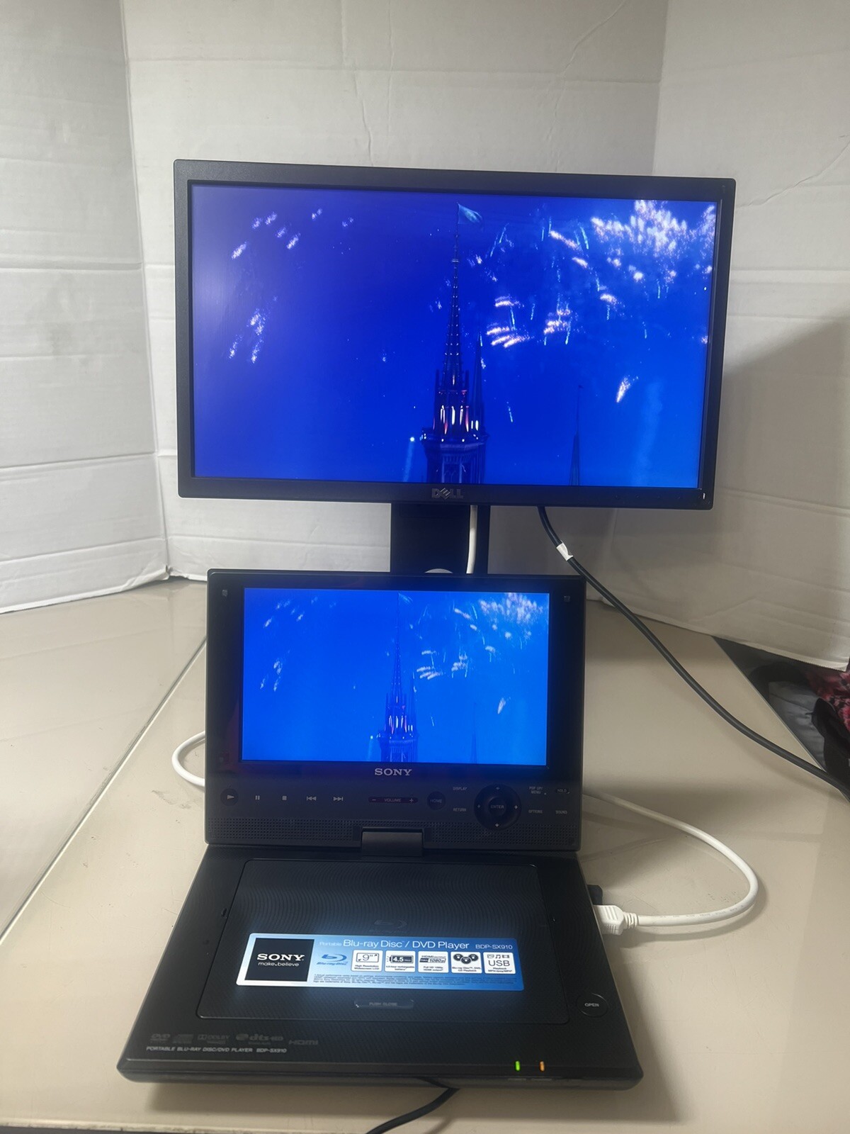 Dell P2018H 20″ 1600×900 TN LCD Monitor W/ Power Cord & HDMI Cable. Lot Of 2
