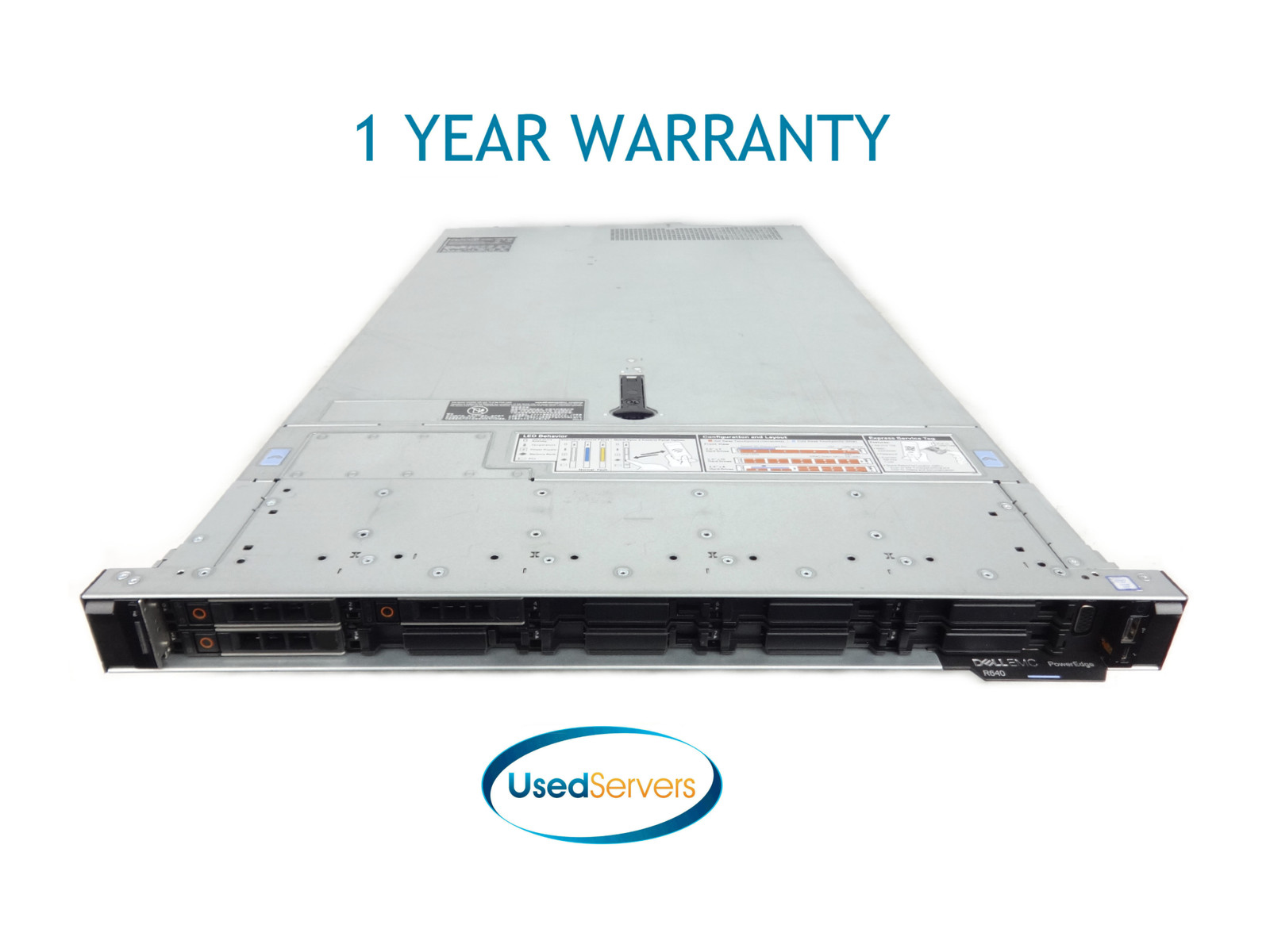 Poweredge R640 10SFF 2x Gold 6132 2.6GHZ=28Cores 256GB 2133 3x 1.8TB 12G H730P