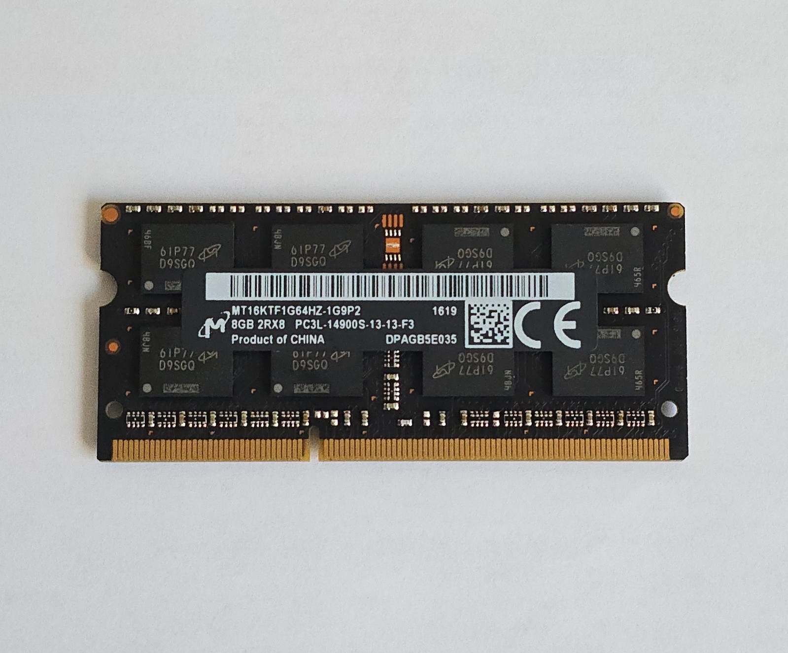 Apple 8GB PC3L-14900S DDR3L-1866 2Rx8 Dual-Rank RAM iMac 27″ Late 2015 OEM