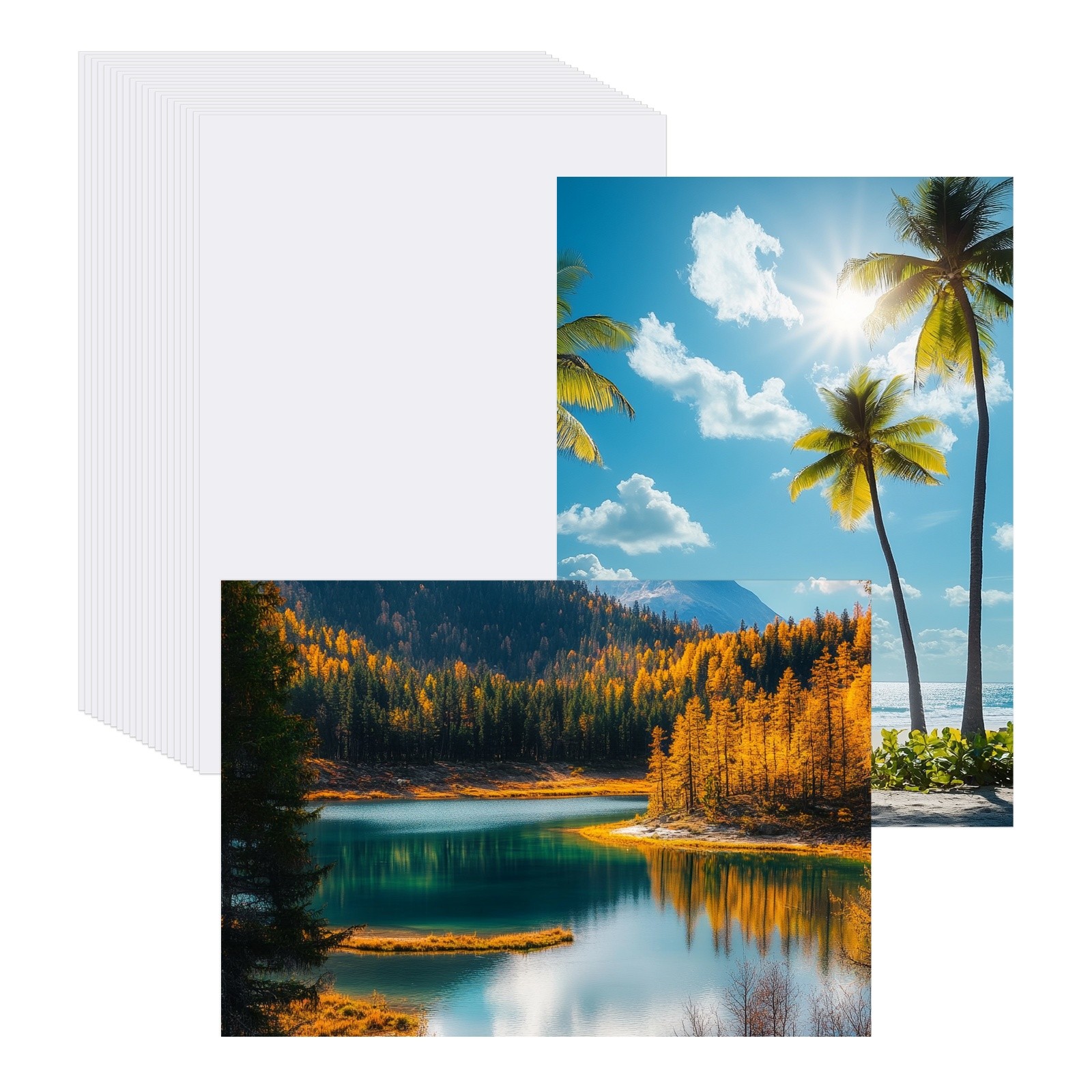 20 Sheets Glossy Photo Paper 8×12 Inches 180gsm Picture Paper
