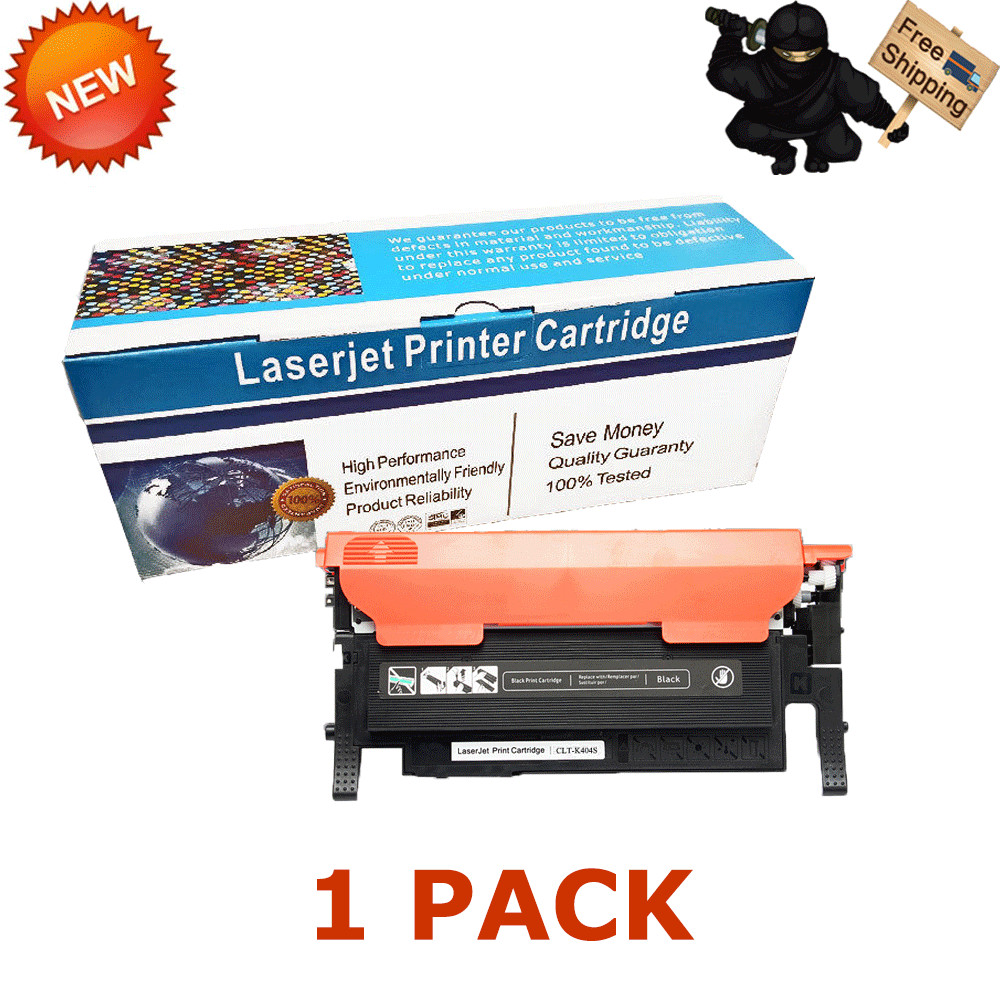 1 Pack Black CLT-K404S 404S Toner Cartridge for Samsung C430 C430W C480 C480FW