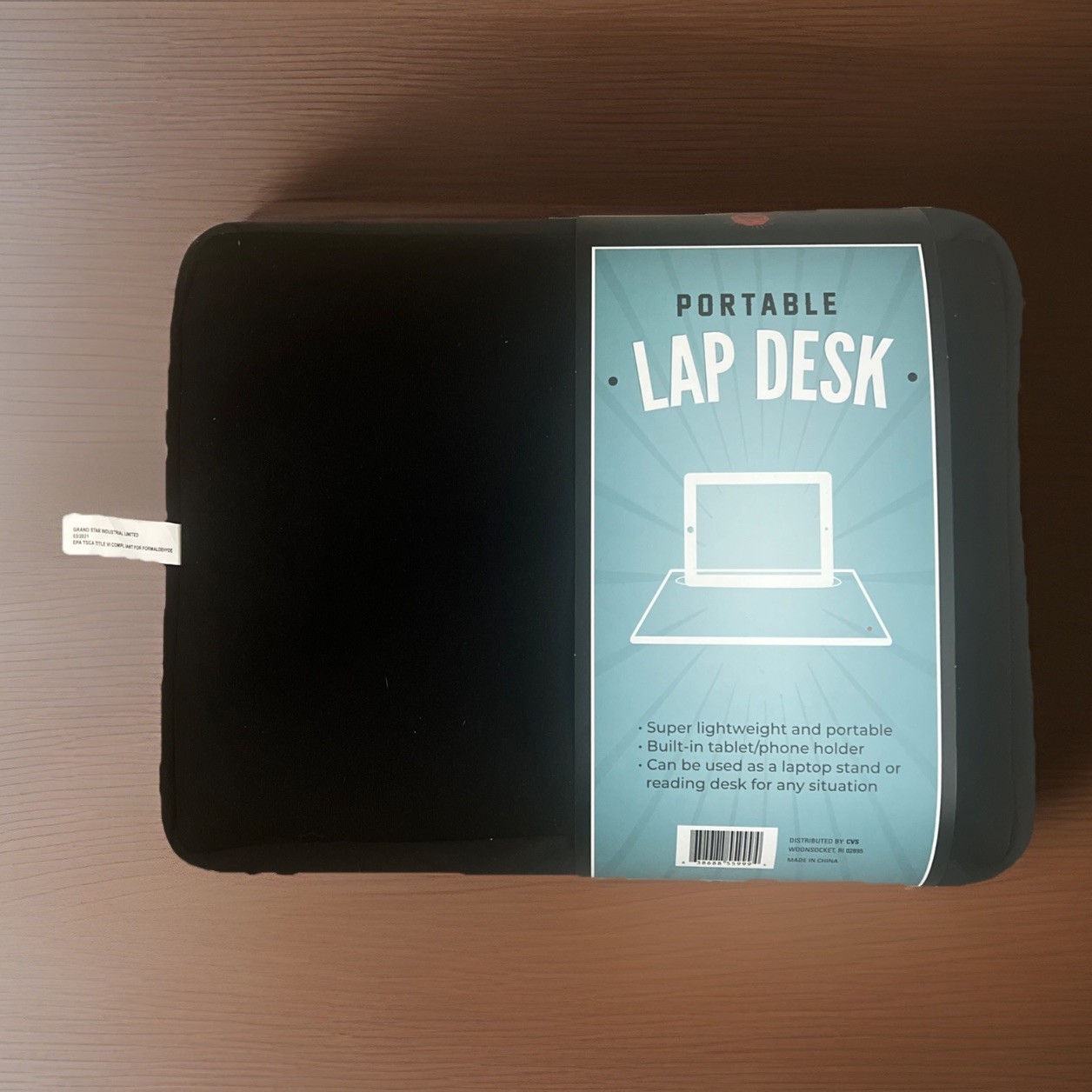 Portable Lap Desk Lightweight, Tablet/Phone Holder, Laptop Stand Or Reading Desk