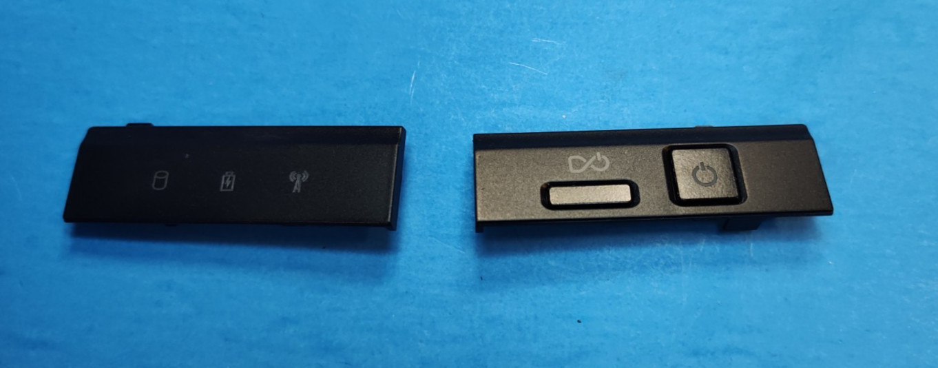 Dell Latitude E4310 Laptop Left Right Power Button LED Indicator Trim Cover Set