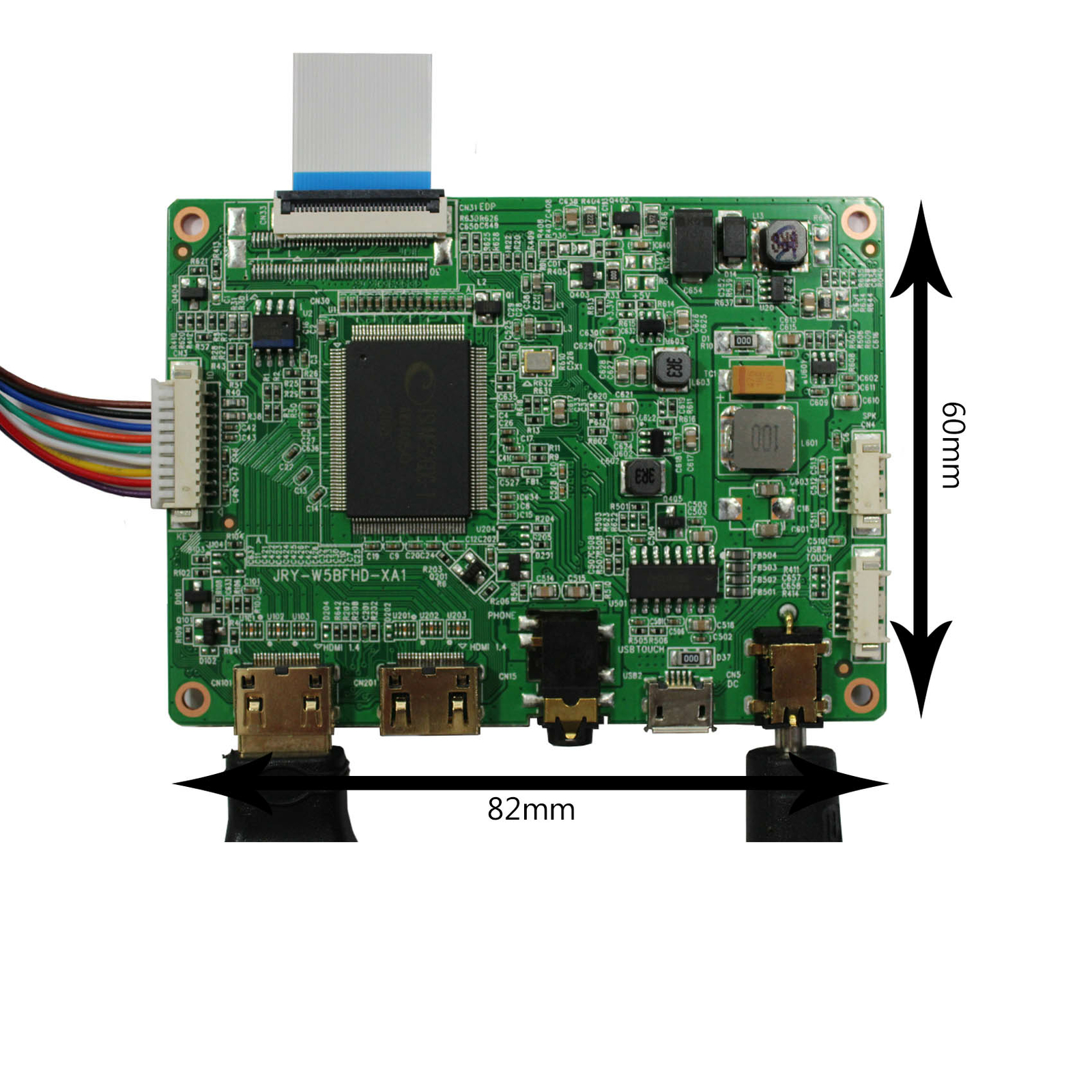 Mini HD MI LCD Controller Board 12.6 in NV126B5M-N41 1920X515 Touch LCD Screen