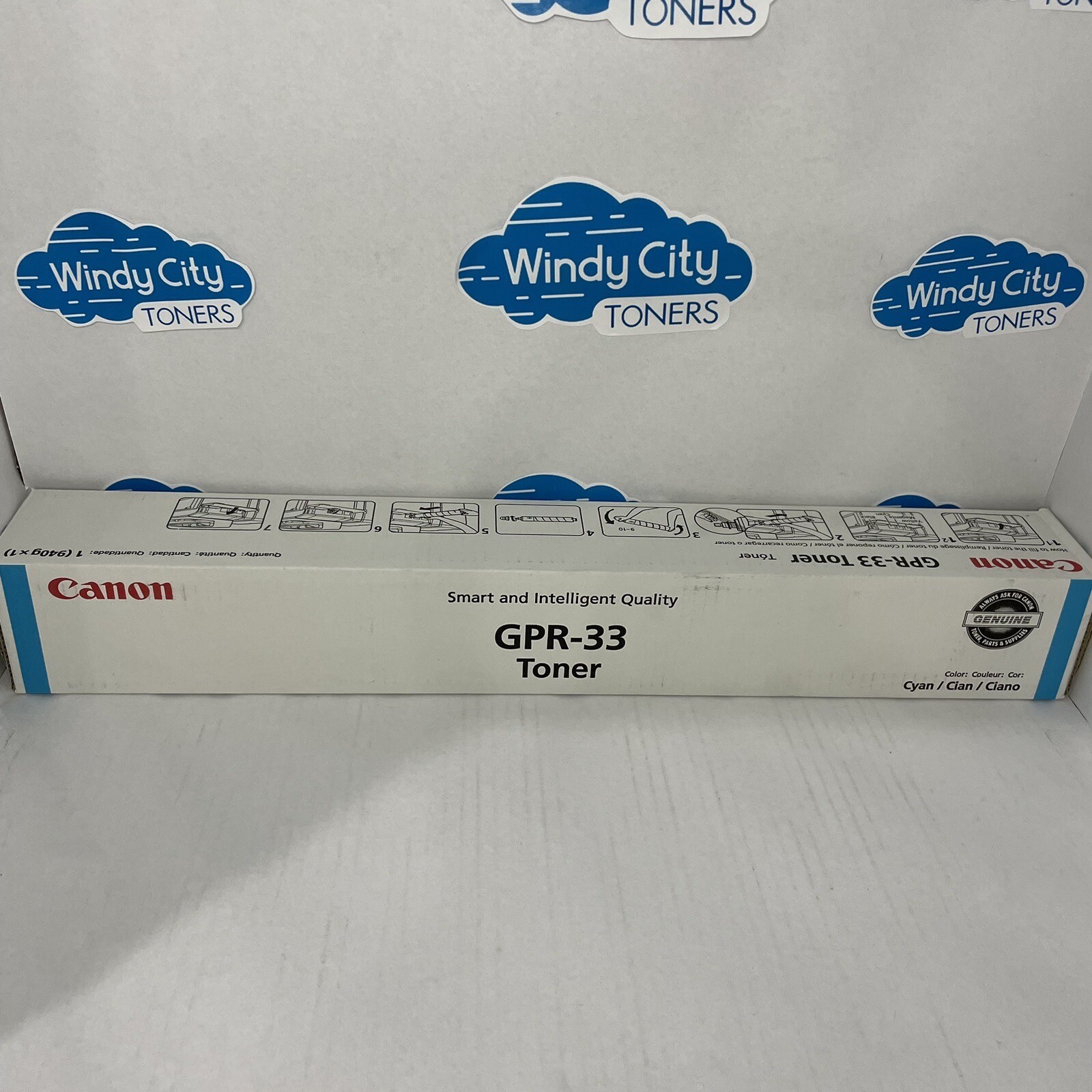Canon GPR-33 Cyan 2796B003AA OEM Toner Cartridge For C7055 C7065 C7260 C7270 New