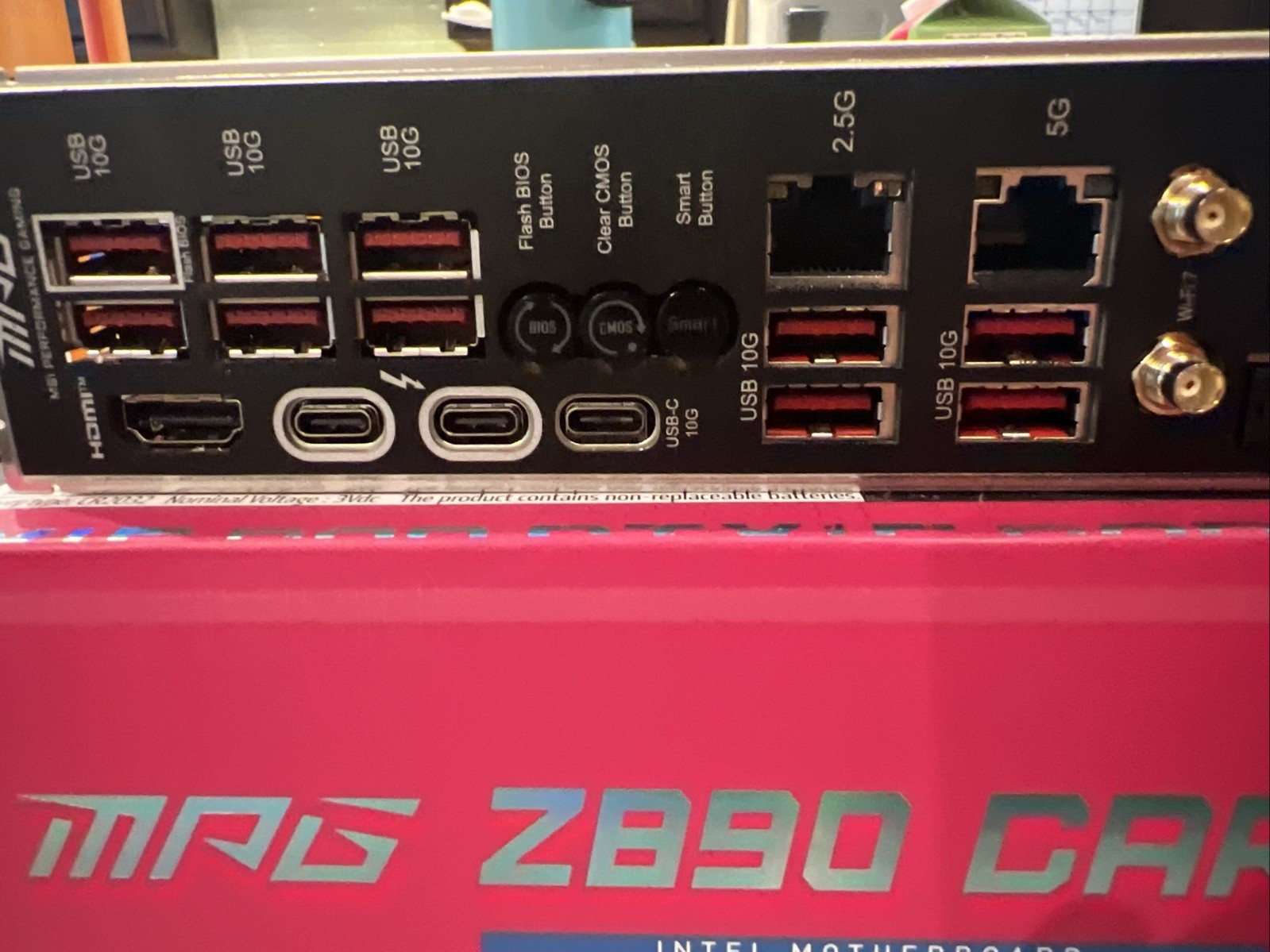 MSI MPG Z890 Carbon WiFi LGA 1851 Used
